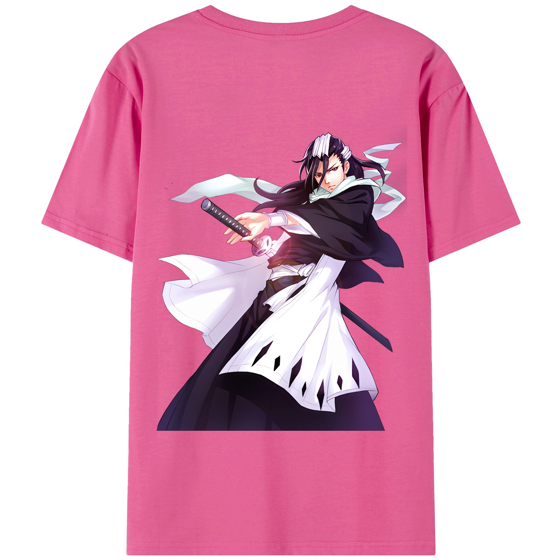 （画像用） ブリーチ くちき びゃくや BLEACH Kuchiki Byakuya レディース半袖Tシャツ(バックプリント)