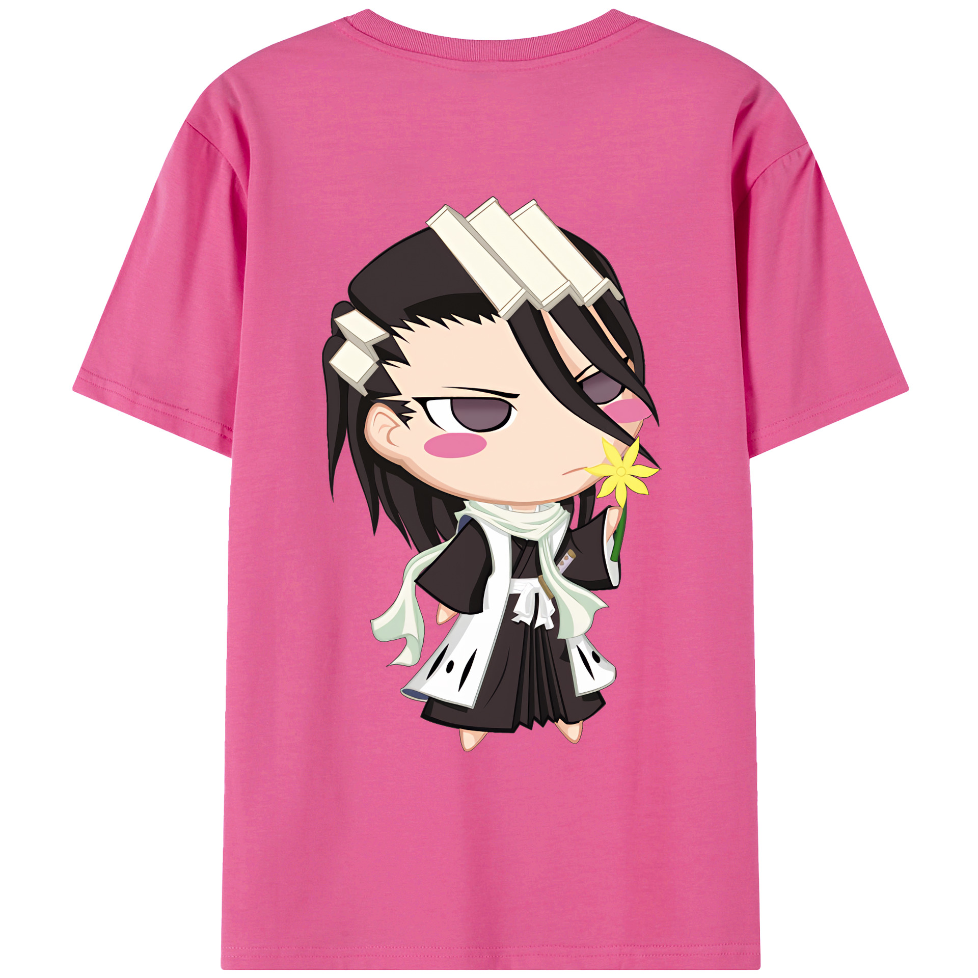 （画像用） ブリーチ くちき びゃくや BLEACH Kuchiki Byakuya レディース半袖Tシャツ(バックプリント)