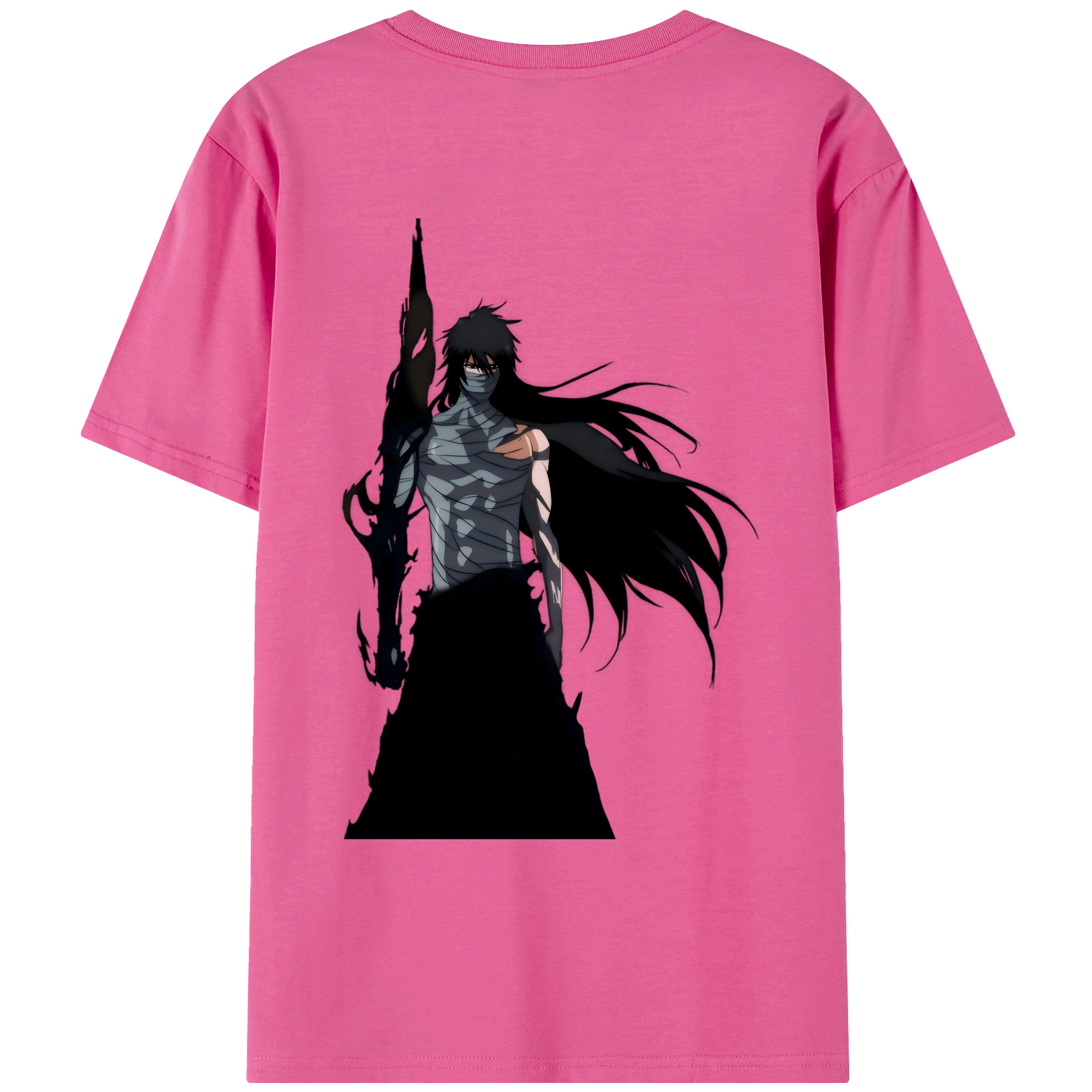（画像用） ブリーチ 黒崎一護（くろさき いちご）BLEACH Kurosaki Ichigo レディース半袖Tシャツ(バックプリント)