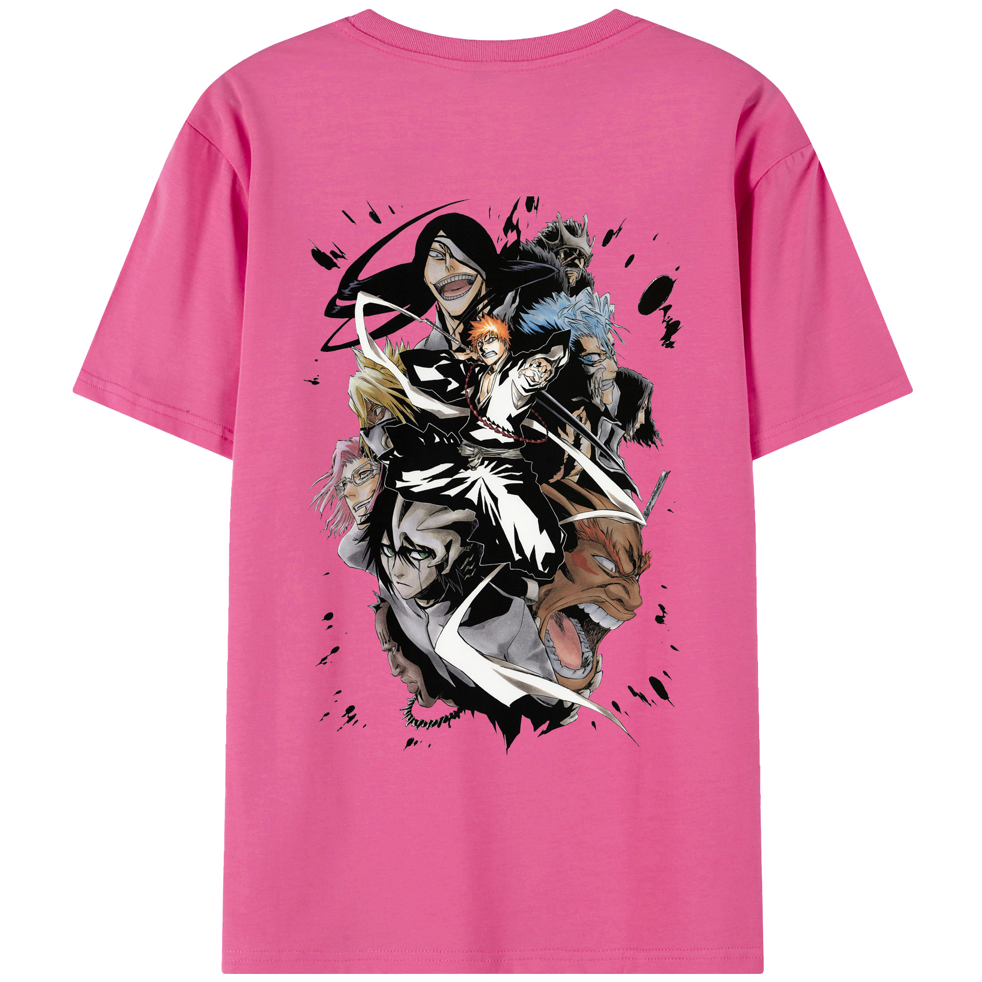 （画像用） ブリーチ 黒崎一護（くろさき いちご）BLEACH Kurosaki Ichigo レディース半袖Tシャツ(バックプリント)