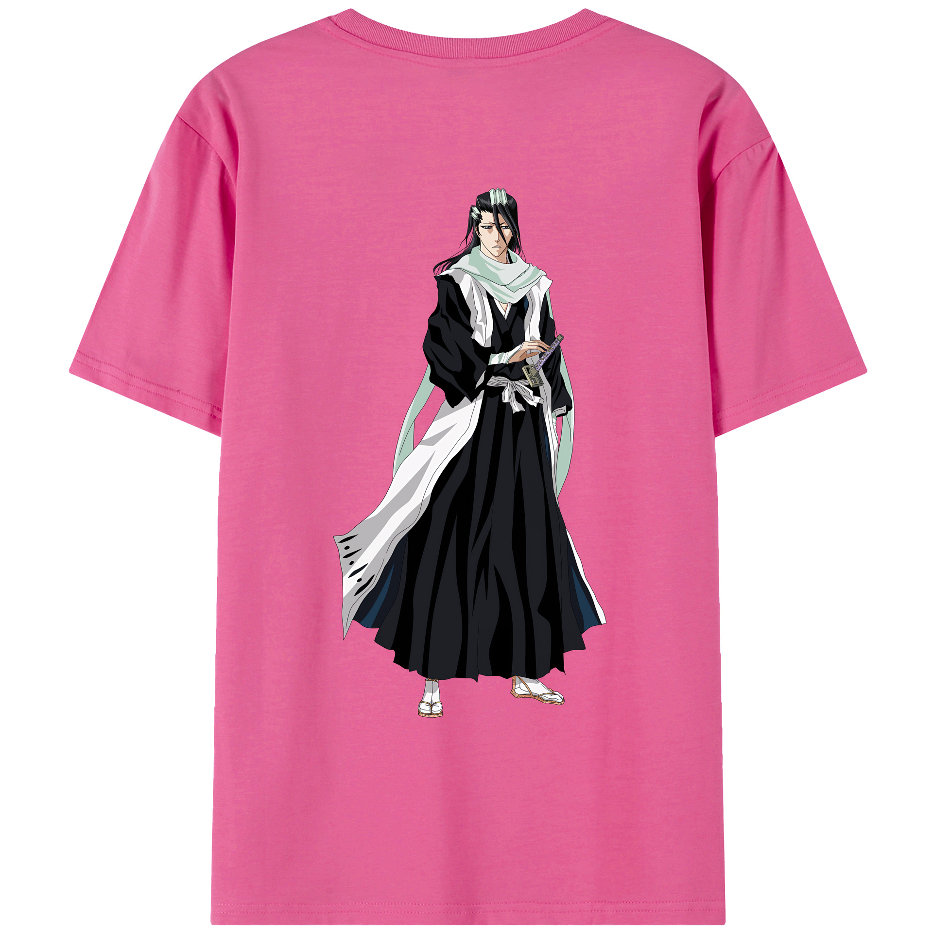 （画像用） ブリーチ くちき びゃくや BLEACH Kuchiki Byakuya レディース半袖Tシャツ(バックプリント)