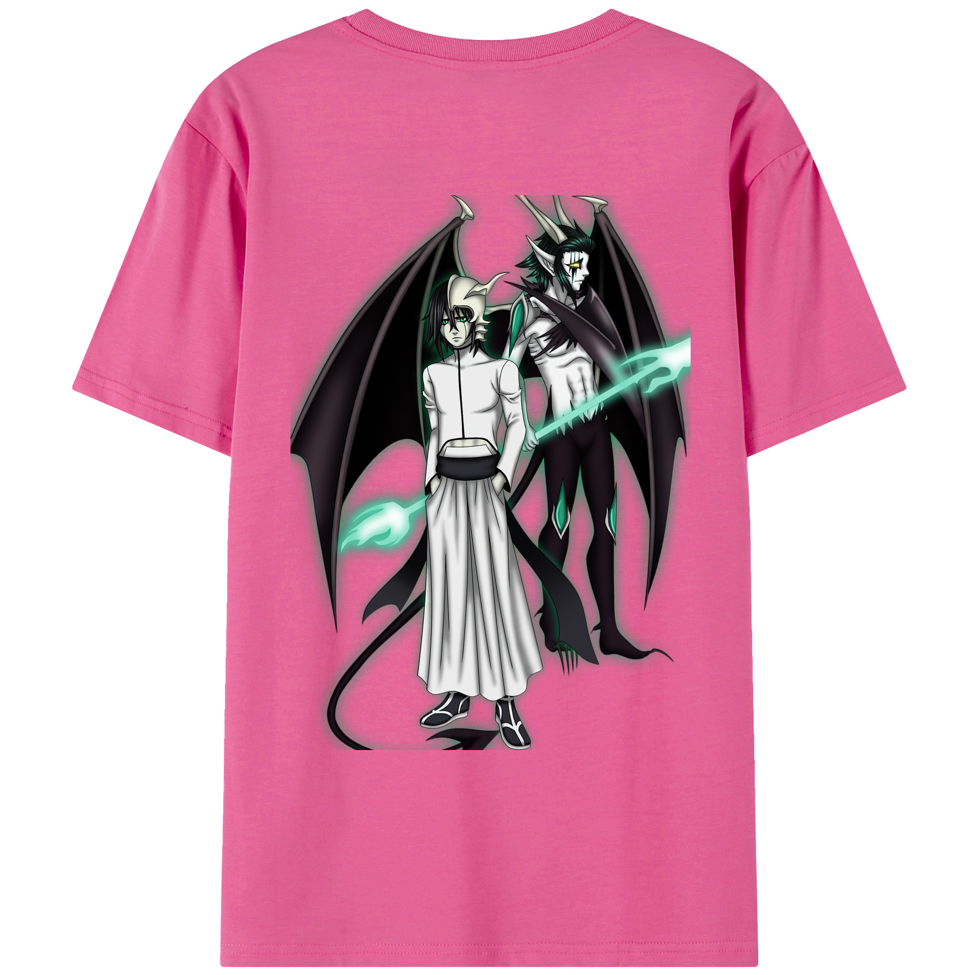 （画像用） ブリーチ ウルキオラ·シファー BLEACH Ulquiorra cifer レディース半袖Tシャツ(バックプリント)