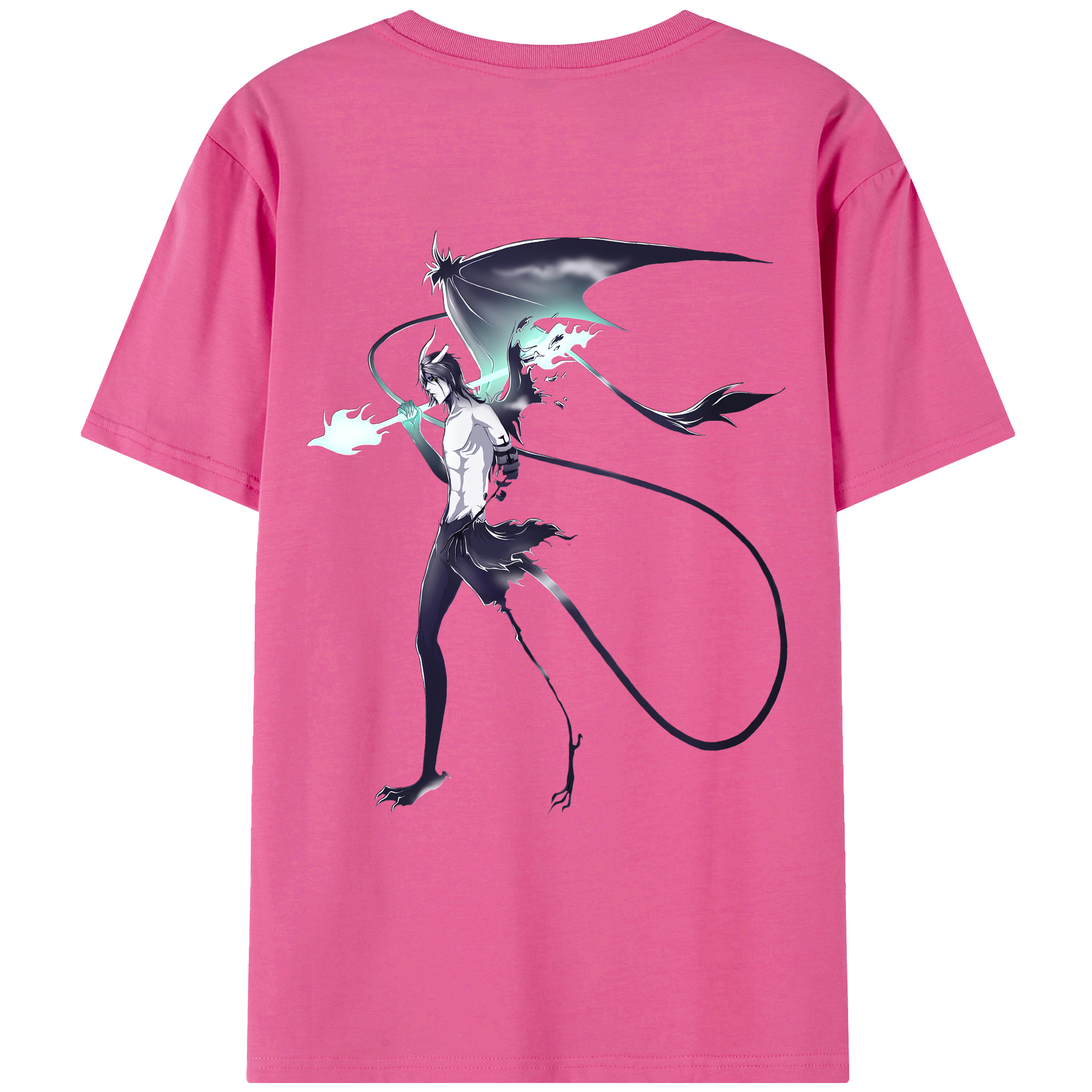 （画像用） ブリーチ ウルキオラ·シファー BLEACH Ulquiorra cifer レディース半袖Tシャツ(バックプリント)