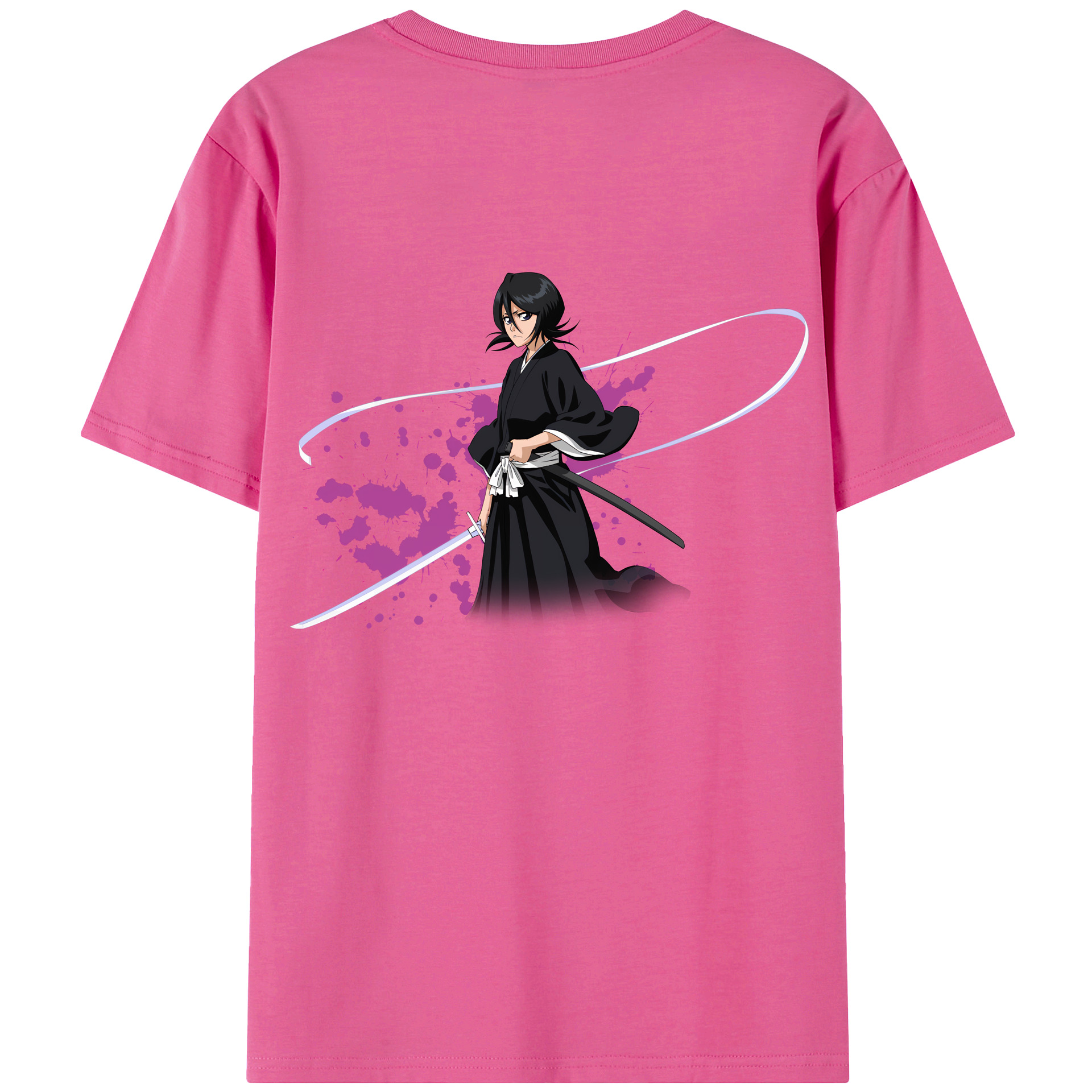 （画像用） ブリーチ 朽木ルキア BLEACH Kuchiki Rukia レディース半袖Tシャツ(バックプリント)