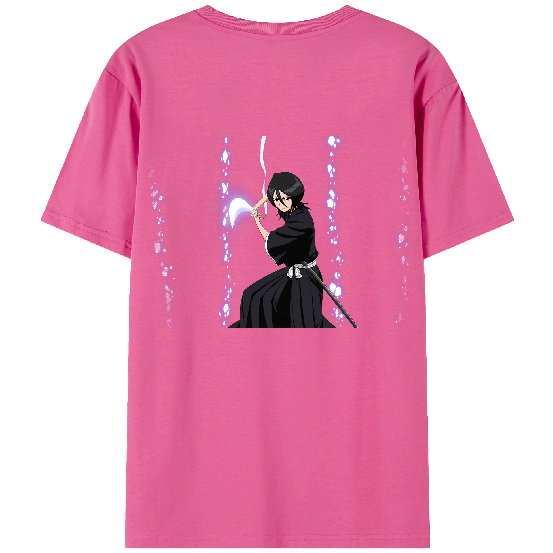 （画像用） ブリーチ 朽木ルキア BLEACH Kuchiki Rukia レディース半袖Tシャツ(バックプリント)