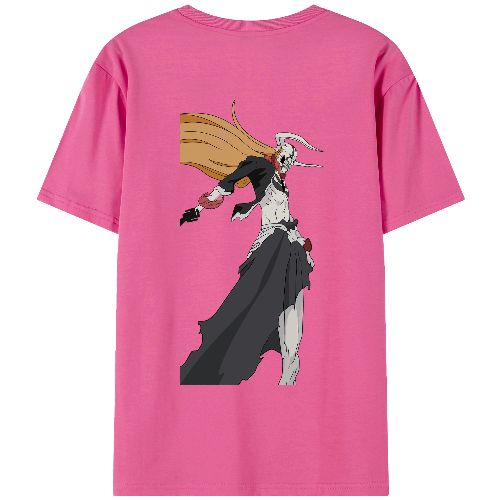 （画像用） ブリーチ 黒崎一護（くろさき いちご）BLEACH Kurosaki Ichigo レディース半袖Tシャツ(バックプリント)