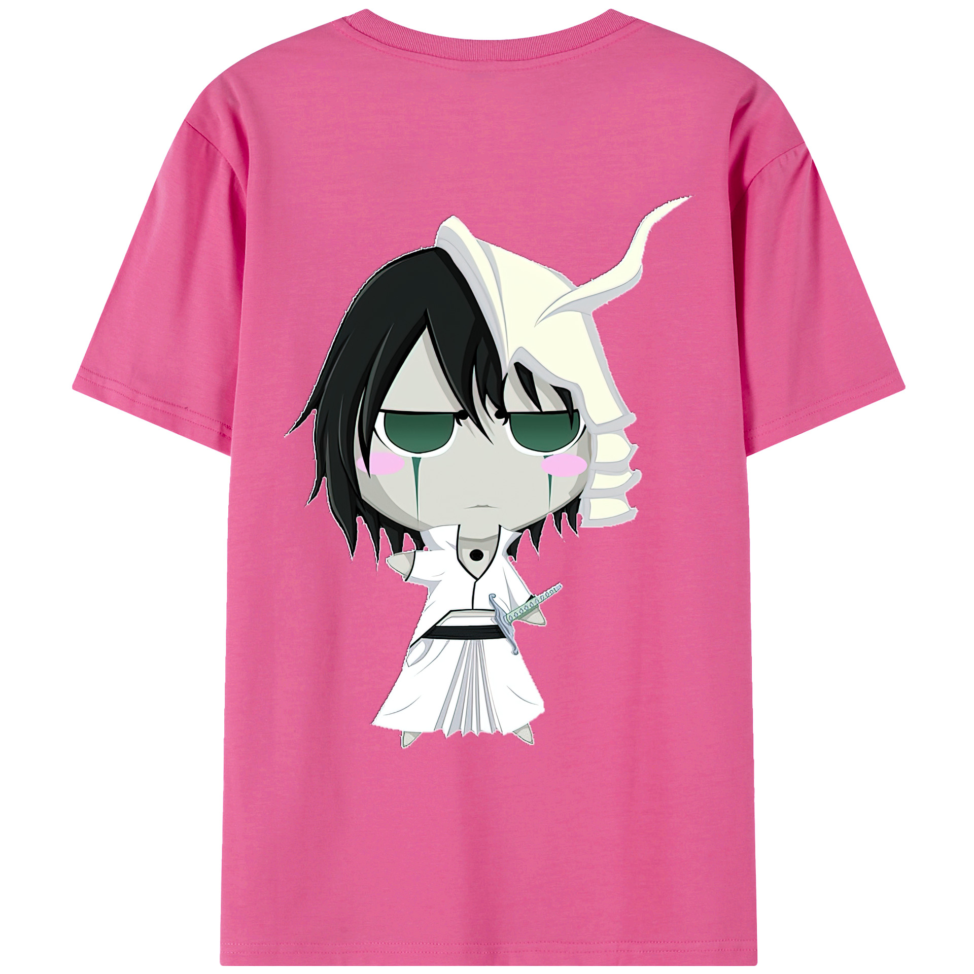 （画像用） ブリーチ ウルキオラ·シファー BLEACH Ulquiorra cifer レディース半袖Tシャツ(バックプリント)