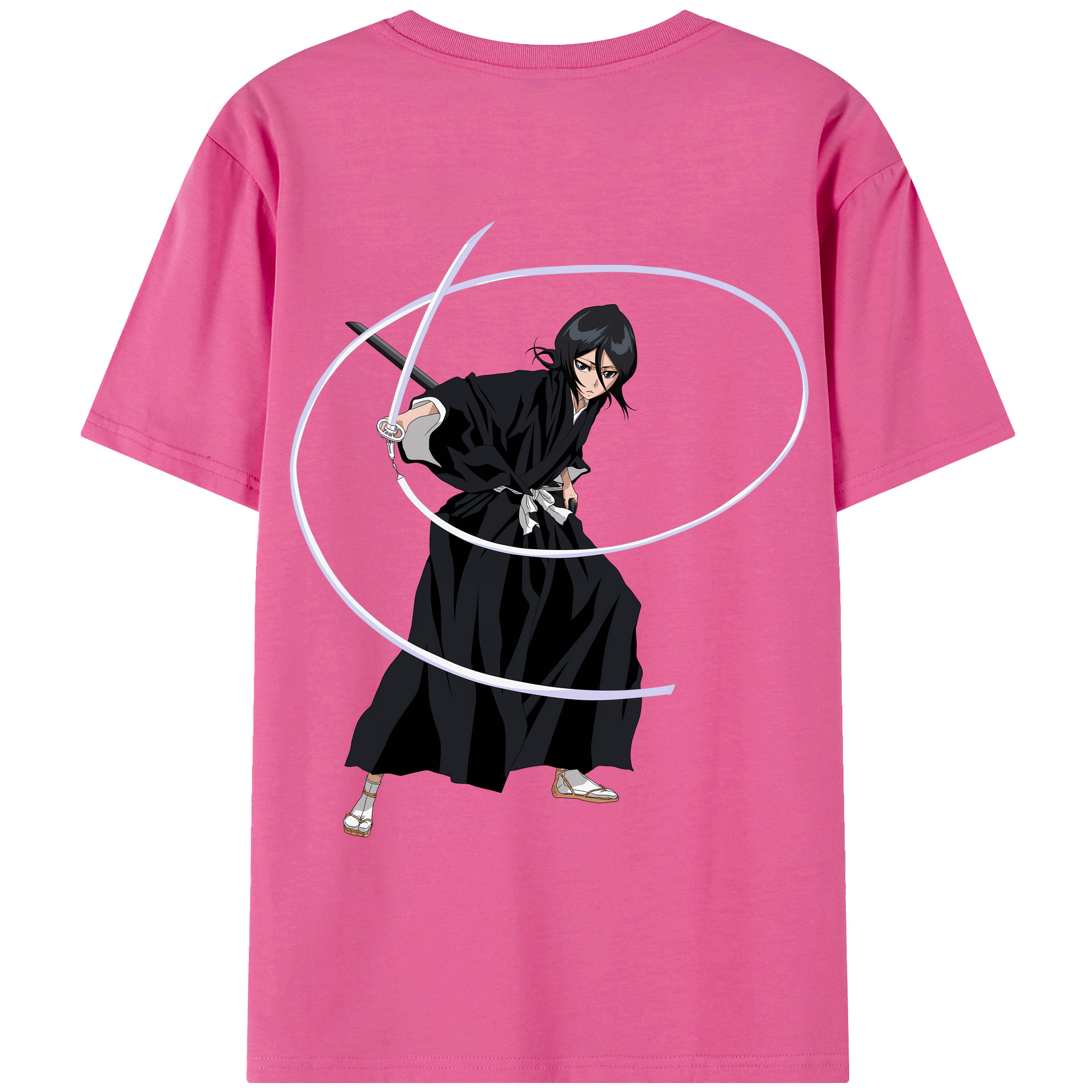 （画像用） ブリーチ 朽木ルキア BLEACH Kuchiki Rukia レディース半袖Tシャツ(バックプリント)