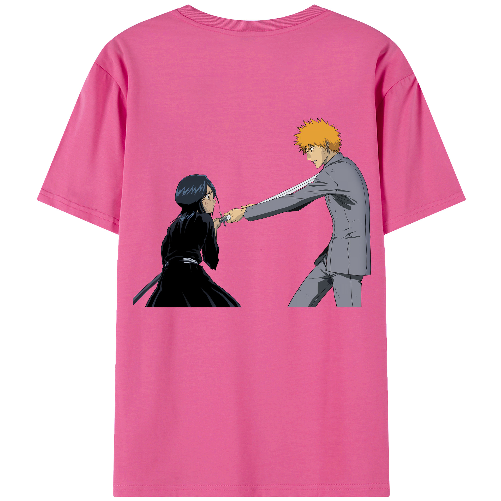 （画像用） ブリーチ 朽木ルキア BLEACH Kuchiki Rukia レディース半袖Tシャツ(バックプリント)