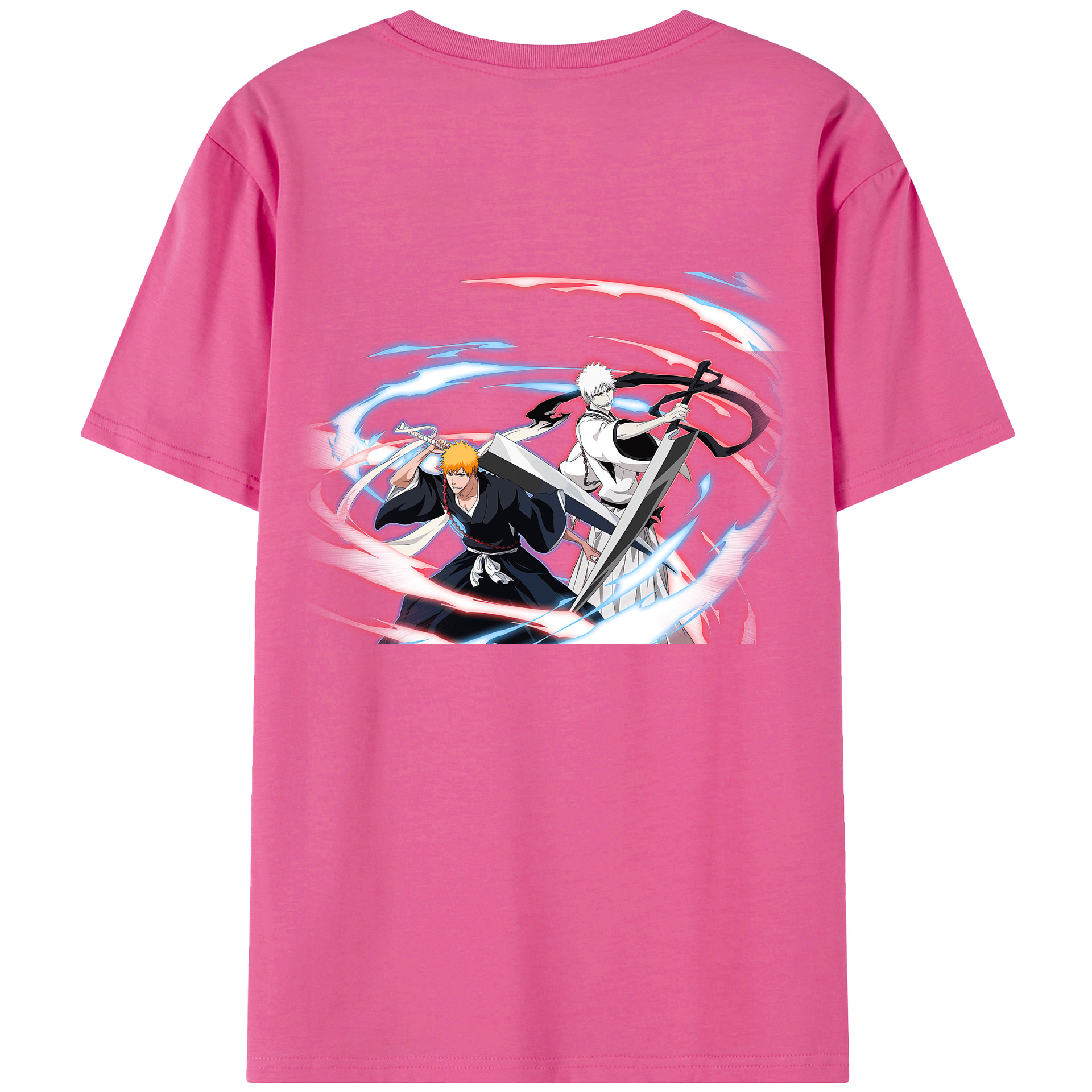 （画像用） ブリーチ 黒崎一護（くろさき いちご）BLEACH Kurosaki Ichigo レディース半袖Tシャツ(バックプリント)