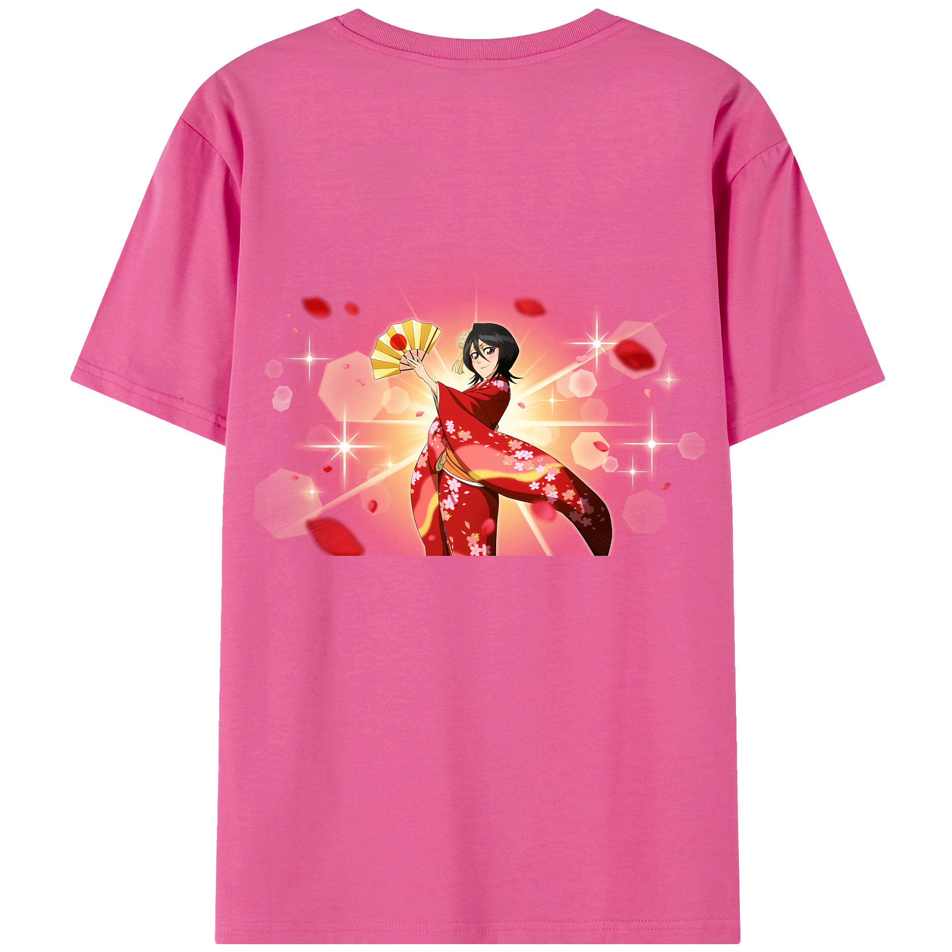 （画像用） ブリーチ 朽木ルキア BLEACH Kuchiki Rukia レディース半袖Tシャツ(バックプリント)