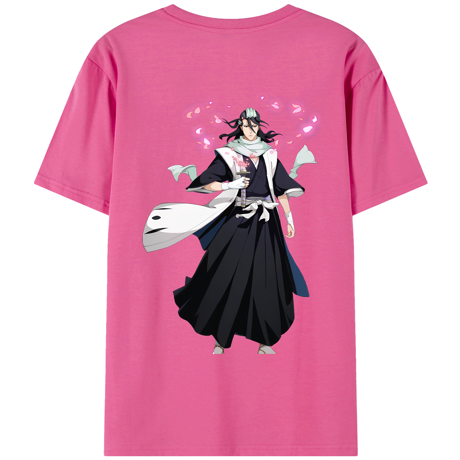（画像用） ブリーチ くちき びゃくや BLEACH Kuchiki Byakuya レディース半袖Tシャツ(バックプリント)