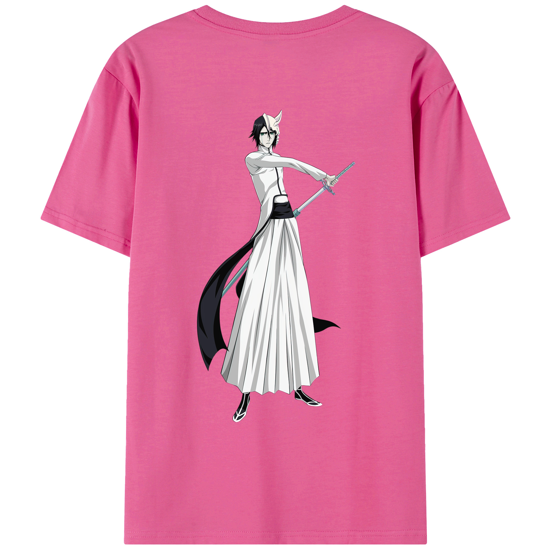 （画像用） ブリーチ ウルキオラ·シファー BLEACH Ulquiorra cifer レディース半袖Tシャツ(バックプリント)
