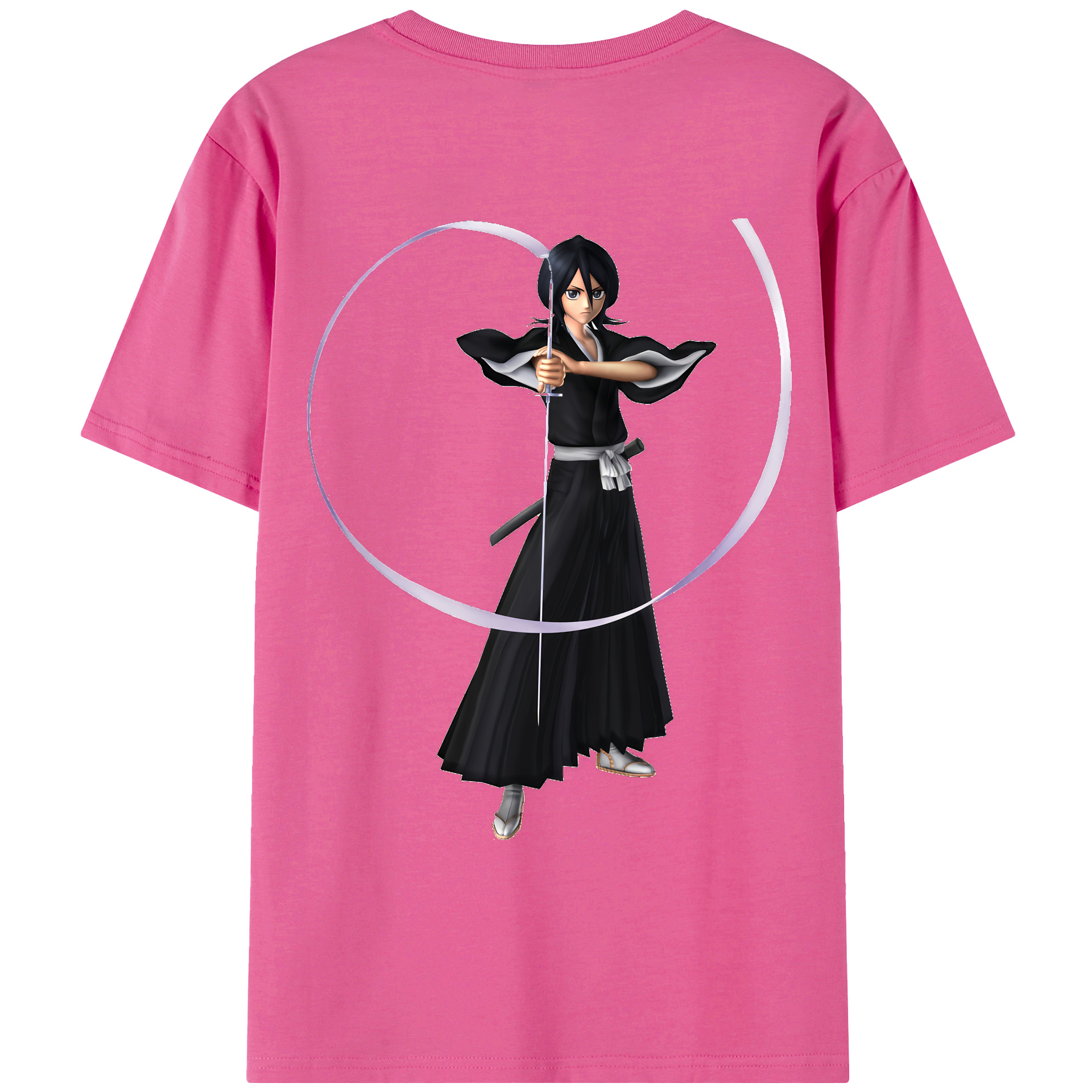 （画像用） ブリーチ 朽木ルキア BLEACH Kuchiki Rukia レディース半袖Tシャツ(バックプリント)