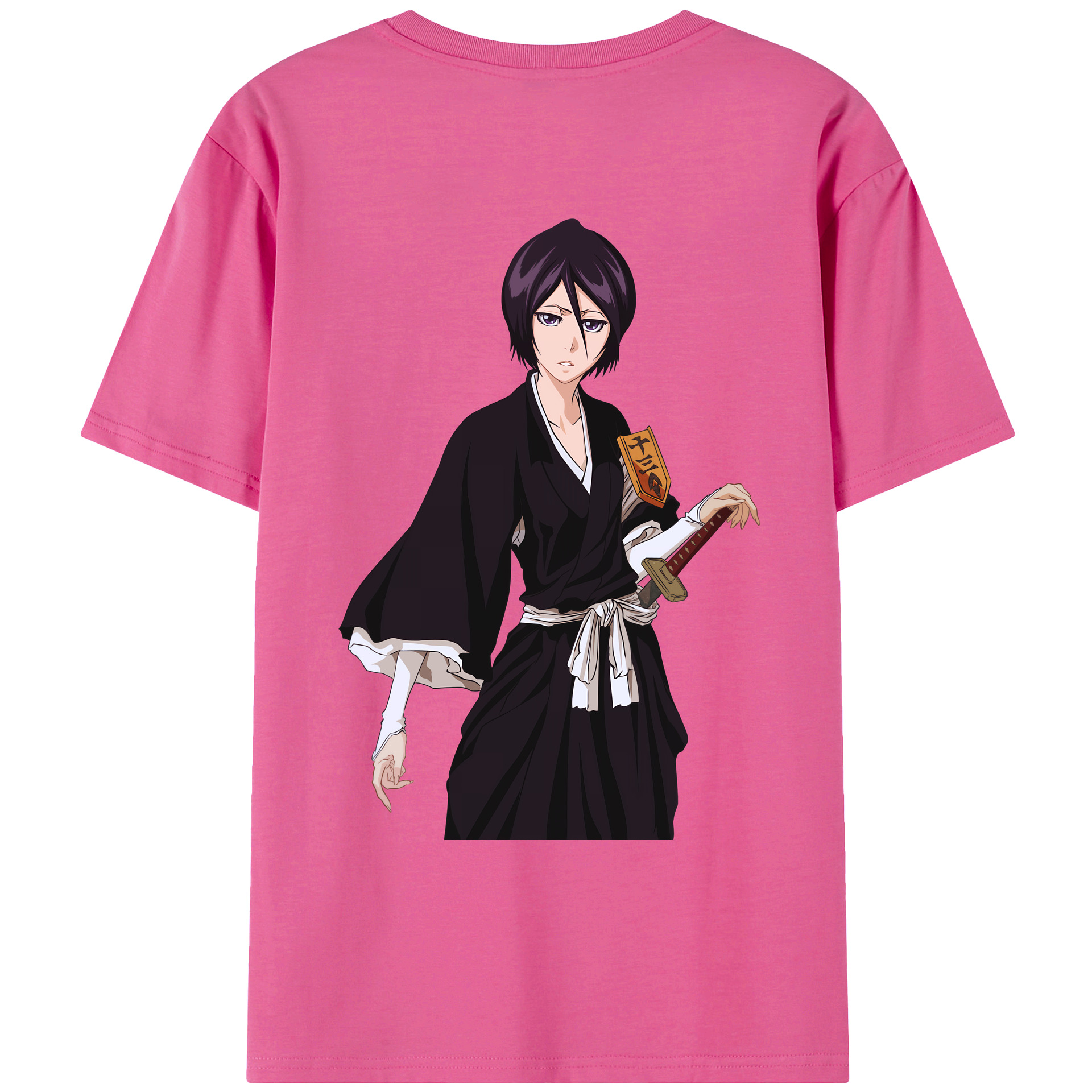 （画像用） ブリーチ 朽木ルキア BLEACH Kuchiki Rukia レディース半袖Tシャツ(バックプリント)