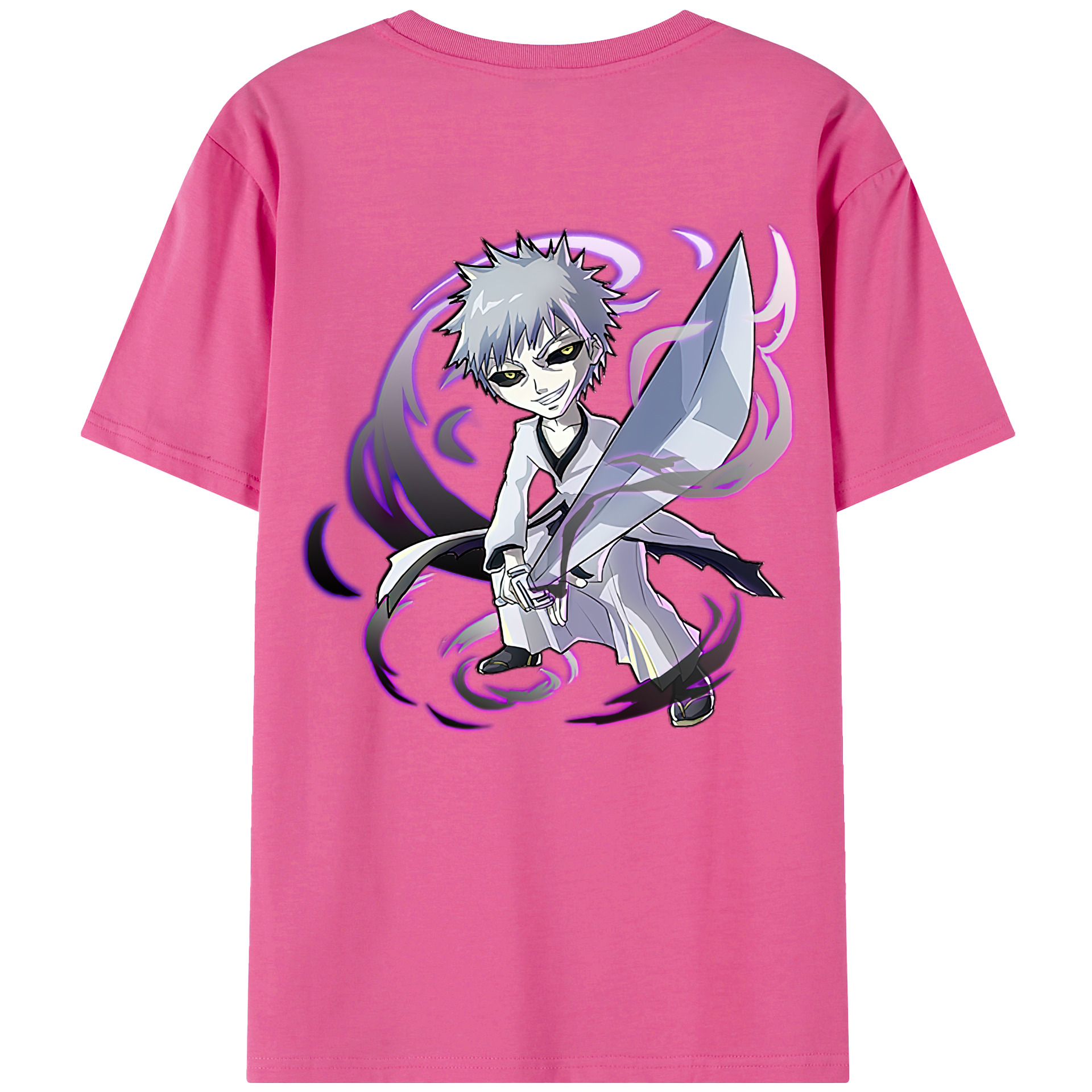 （画像用） ブリーチ 黒崎一護（くろさき いちご）BLEACH Kurosaki Ichigo レディース半袖Tシャツ(バックプリント)