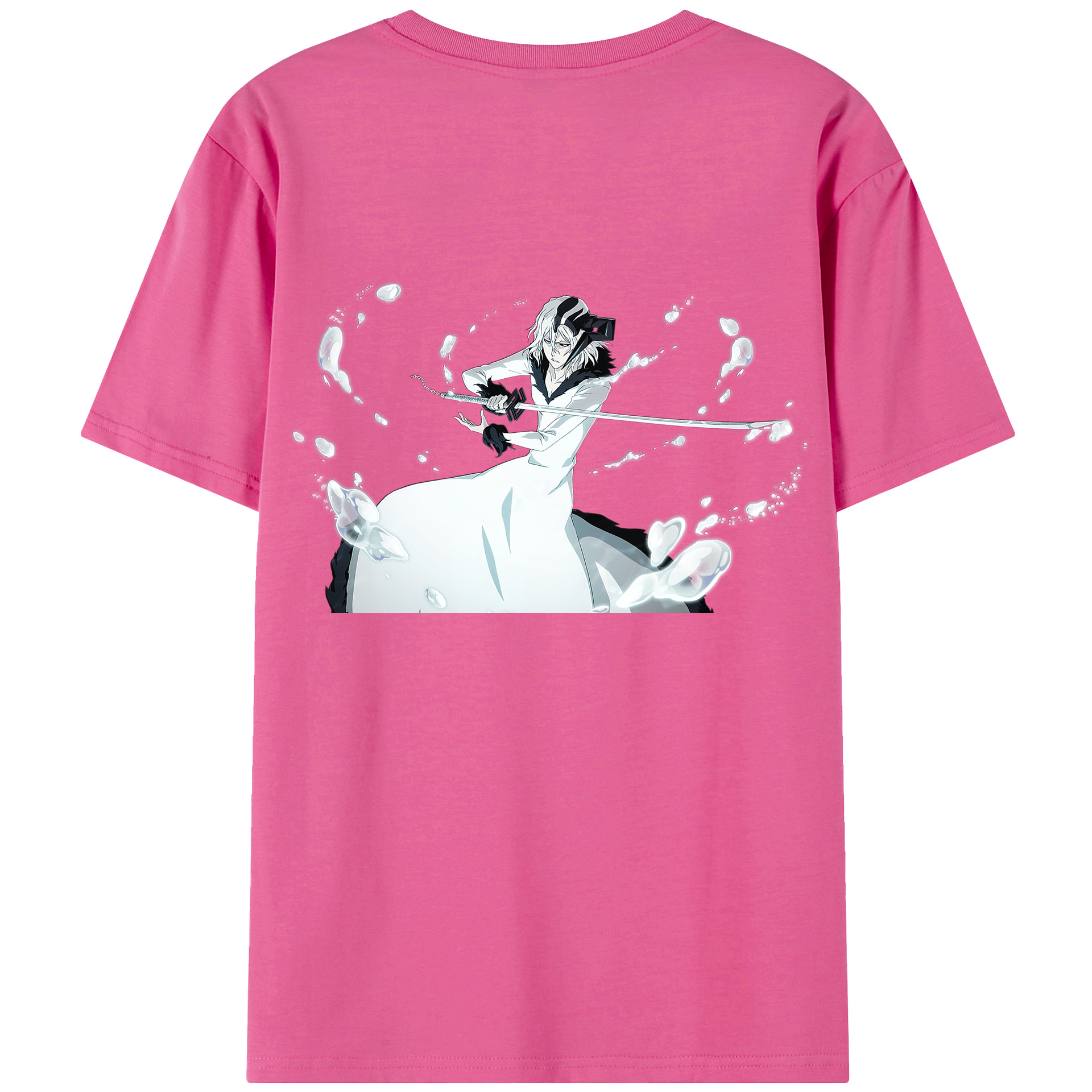 （画像用） ブリーチ 黒崎一護（くろさき いちご）BLEACH Kurosaki Ichigo レディース半袖Tシャツ(バックプリント)