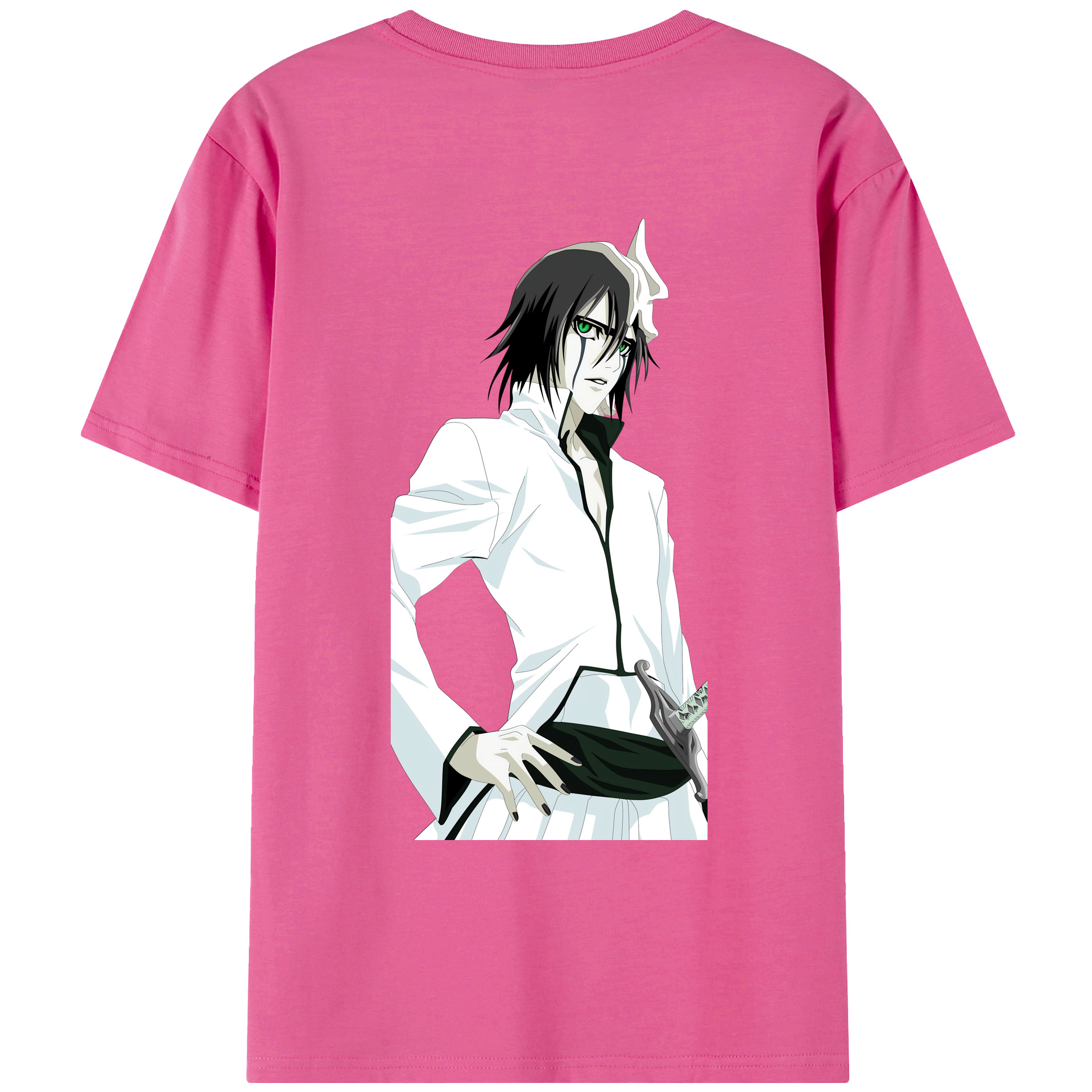 （画像用） ブリーチ ウルキオラ·シファー BLEACH Ulquiorra cifer レディース半袖Tシャツ(バックプリント)