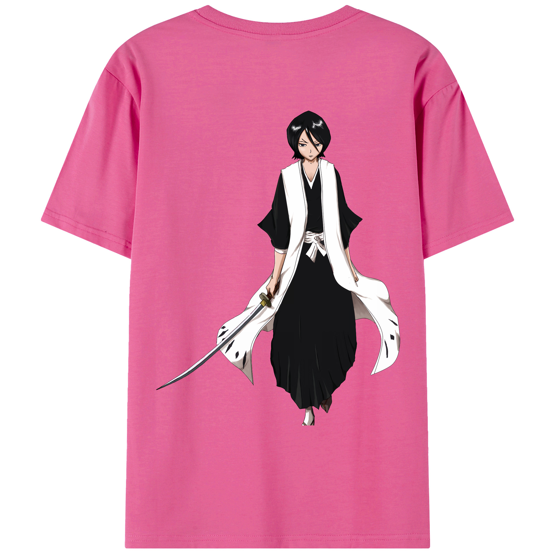 （画像用） ブリーチ 朽木ルキア BLEACH Kuchiki Rukia レディース半袖Tシャツ(バックプリント)