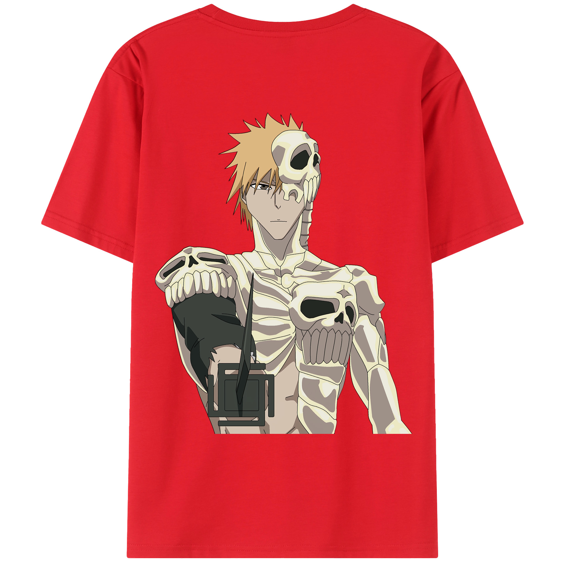 （画像用） ブリーチ 黒崎一護（くろさき いちご）BLEACH Kurosaki Ichigo レディース半袖Tシャツ(バックプリント)