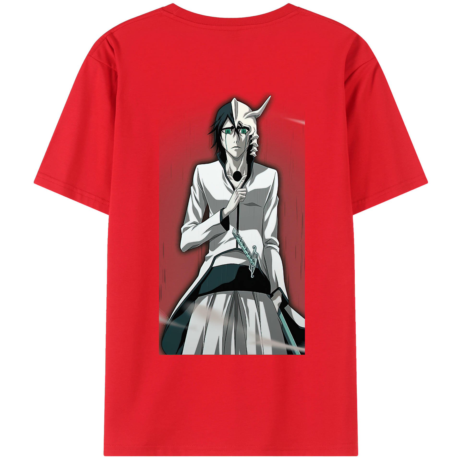 （画像用） ブリーチ ウルキオラ·シファー BLEACH Ulquiorra cifer レディース半袖Tシャツ(バックプリント)