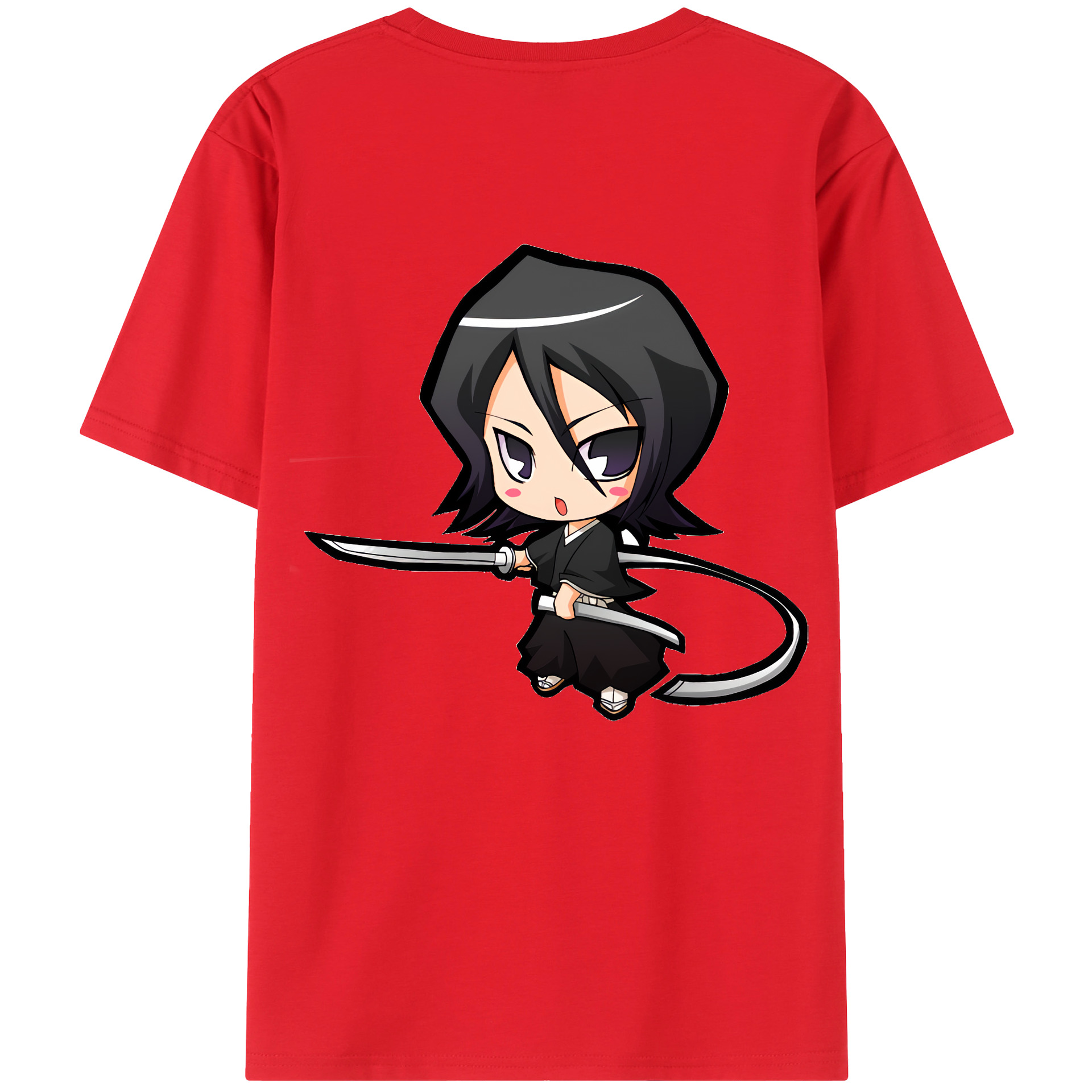 （画像用） ブリーチ 朽木ルキア BLEACH Kuchiki Rukia レディース半袖Tシャツ(バックプリント)
