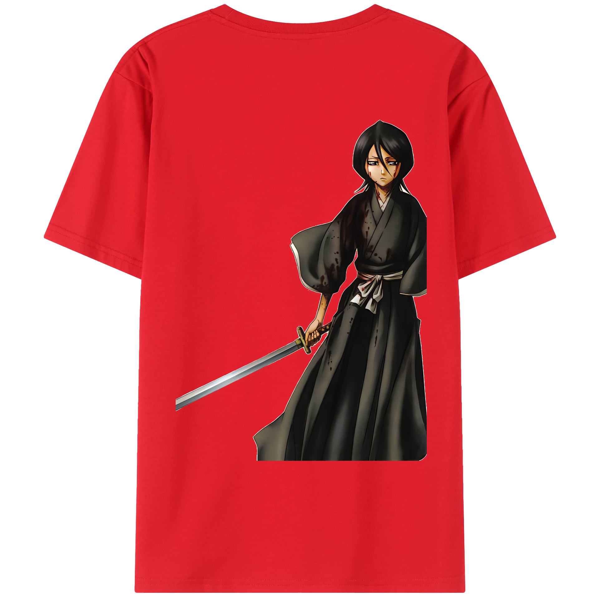 （画像用） ブリーチ 朽木ルキア BLEACH Kuchiki Rukia レディース半袖Tシャツ(バックプリント)
