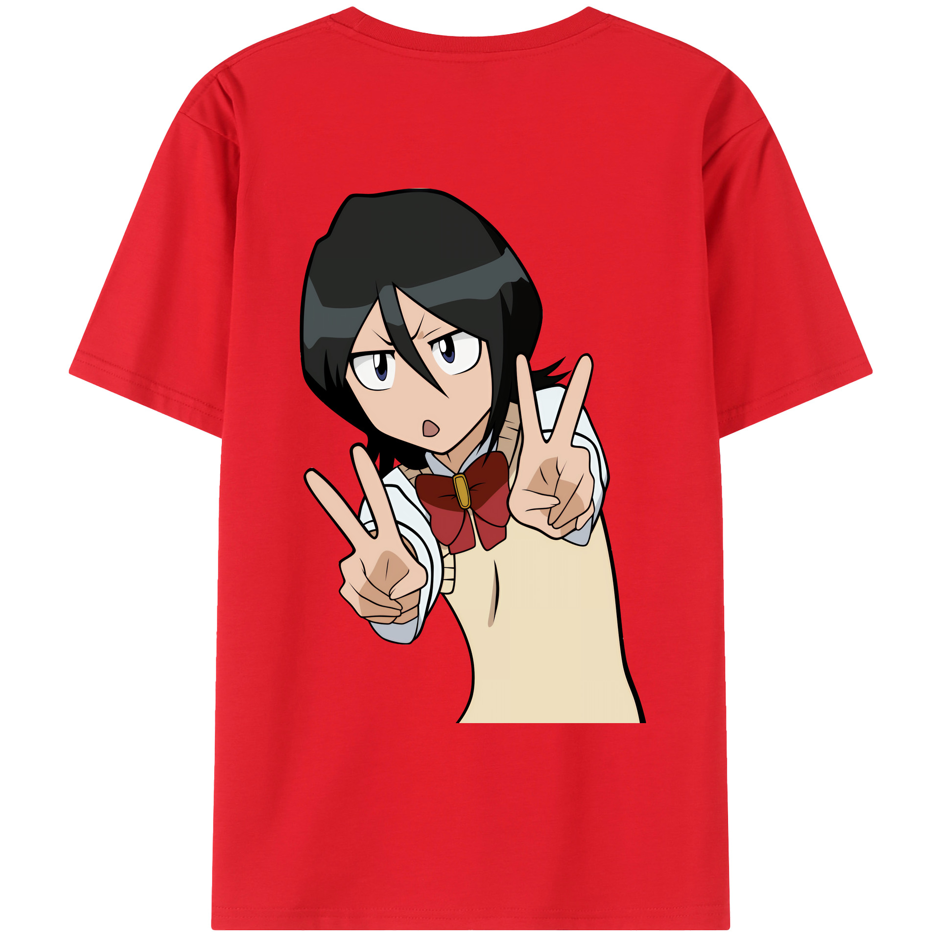 （画像用） ブリーチ 朽木ルキア BLEACH Kuchiki Rukia レディース半袖Tシャツ(バックプリント)