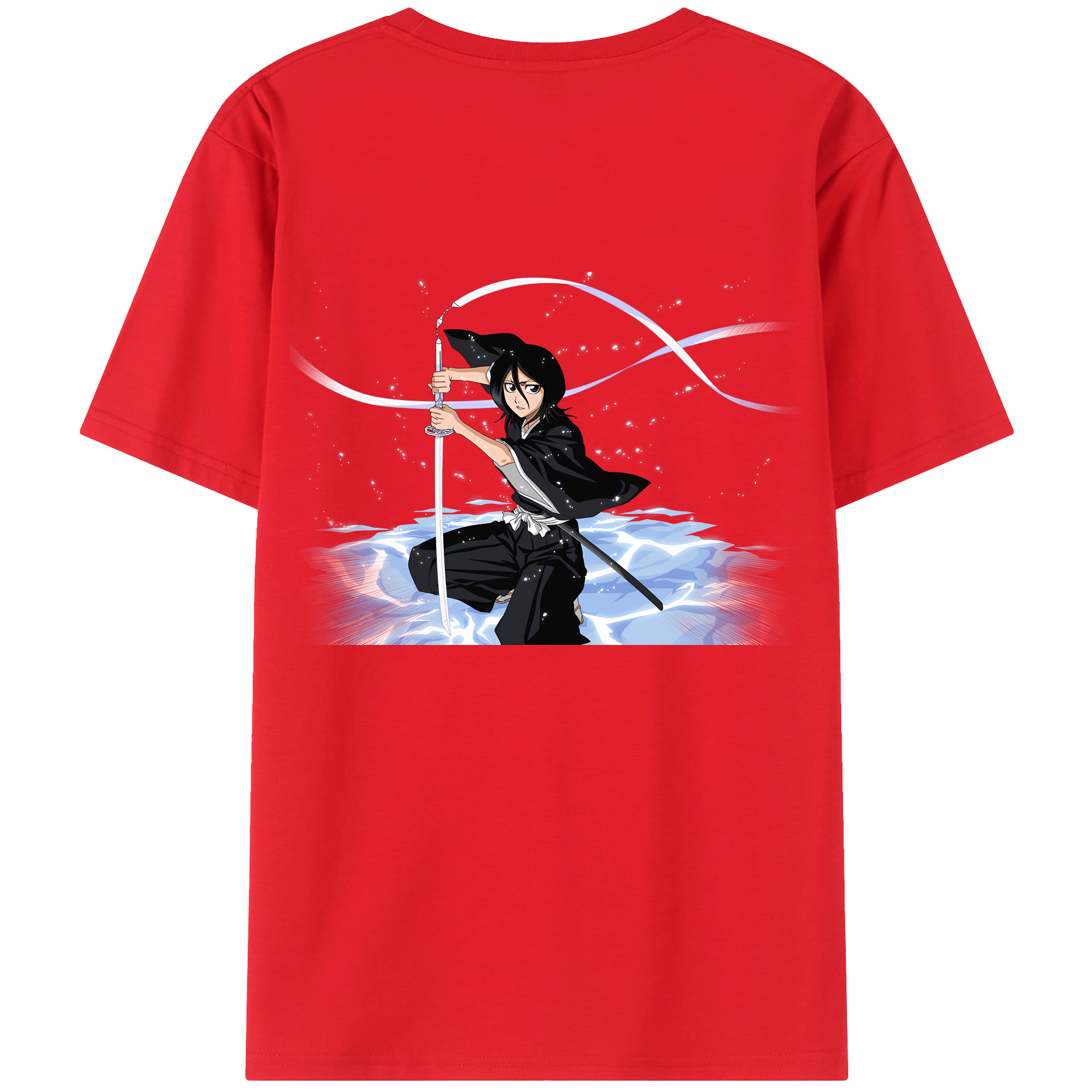 （画像用） ブリーチ 朽木ルキア BLEACH Kuchiki Rukia レディース半袖Tシャツ(バックプリント)