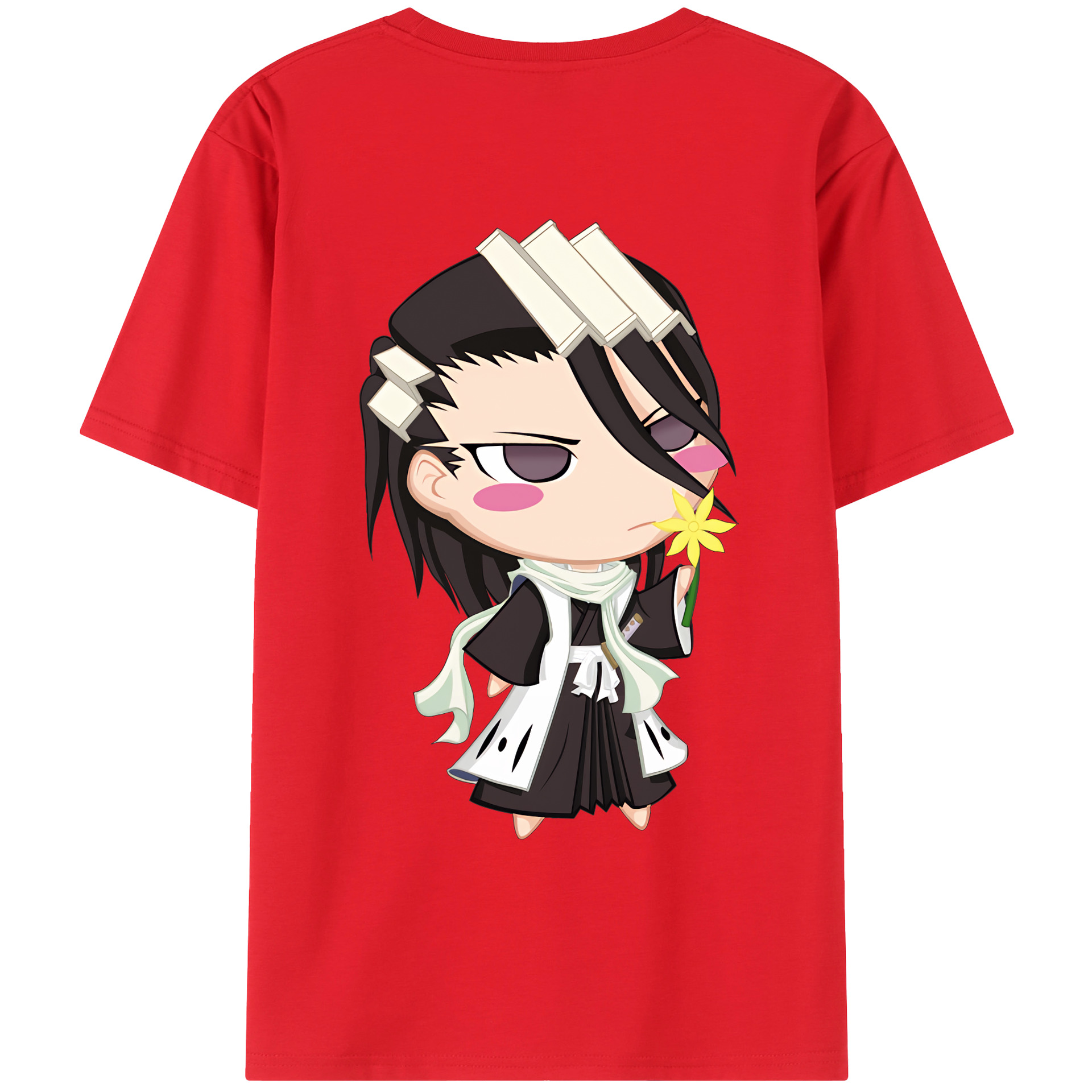 （画像用） ブリーチ くちき びゃくや BLEACH Kuchiki Byakuya レディース半袖Tシャツ(バックプリント)