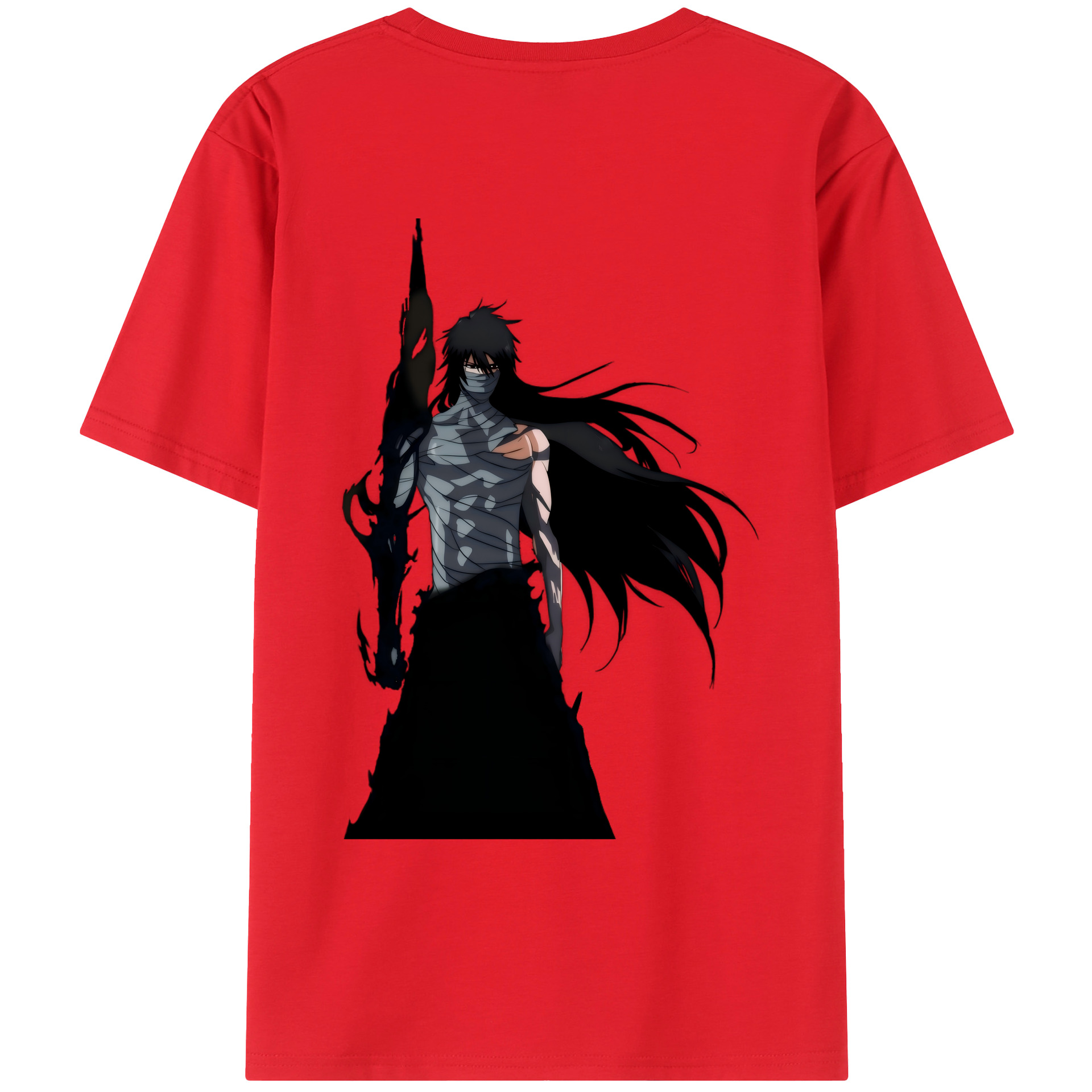 （画像用） ブリーチ 黒崎一護（くろさき いちご）BLEACH Kurosaki Ichigo レディース半袖Tシャツ(バックプリント)