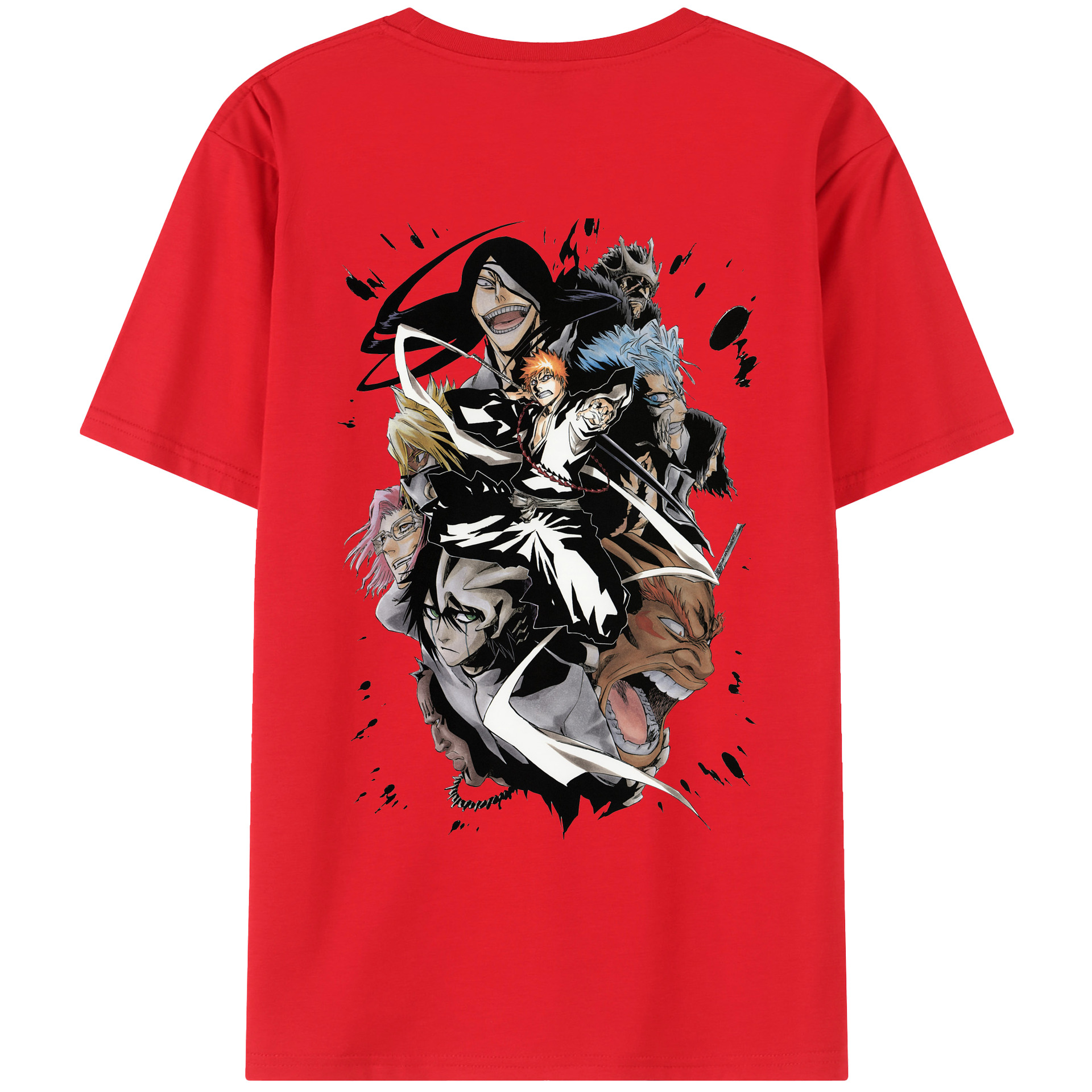 （画像用） ブリーチ 黒崎一護（くろさき いちご）BLEACH Kurosaki Ichigo レディース半袖Tシャツ(バックプリント)