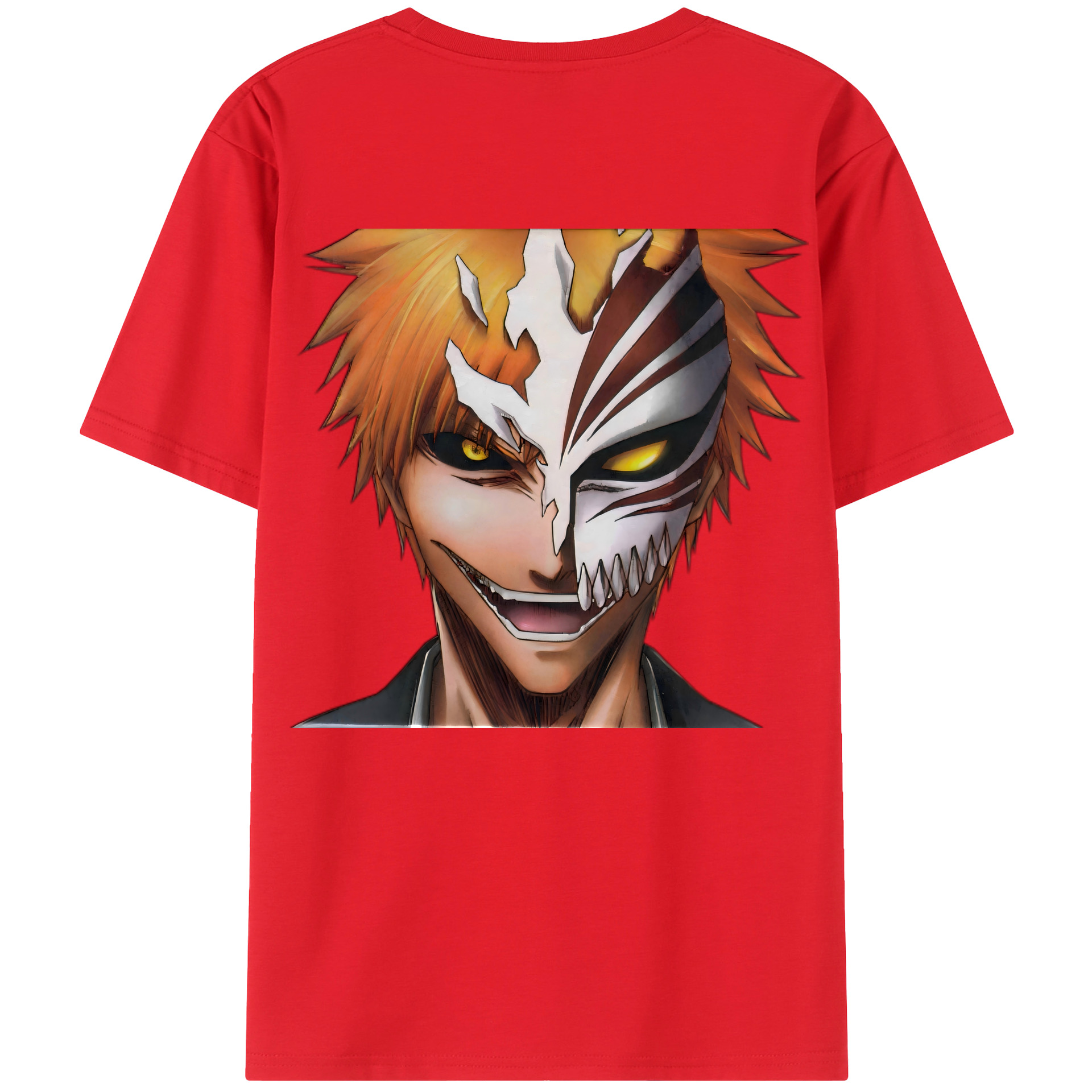 （画像用） ブリーチ 黒崎一護（くろさき いちご）BLEACH Kurosaki Ichigo レディース半袖Tシャツ(バックプリント)