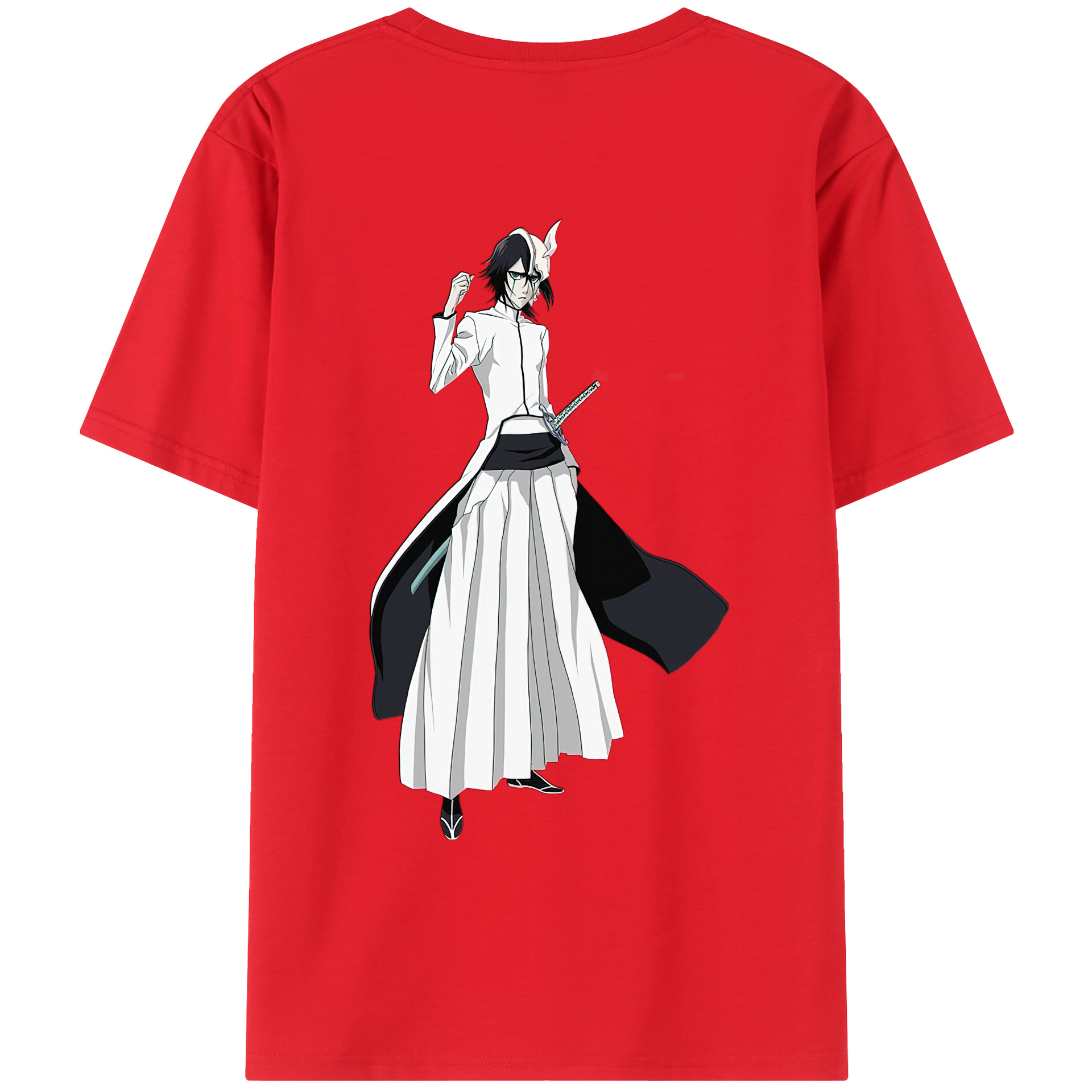 （画像用） ブリーチ ウルキオラ·シファー BLEACH Ulquiorra cifer レディース半袖Tシャツ(バックプリント)