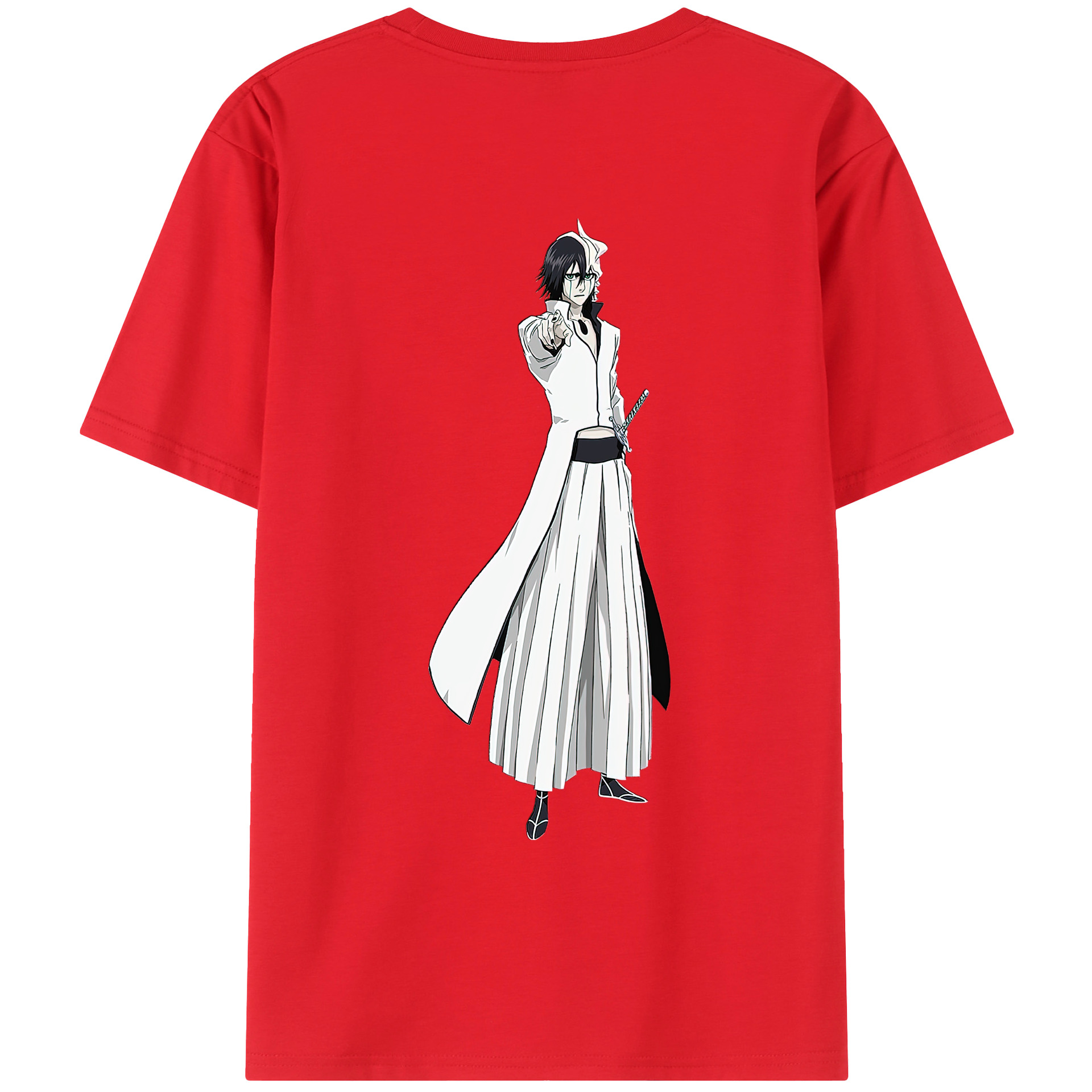 （画像用） ブリーチ ウルキオラ·シファー BLEACH Ulquiorra cifer レディース半袖Tシャツ(バックプリント)