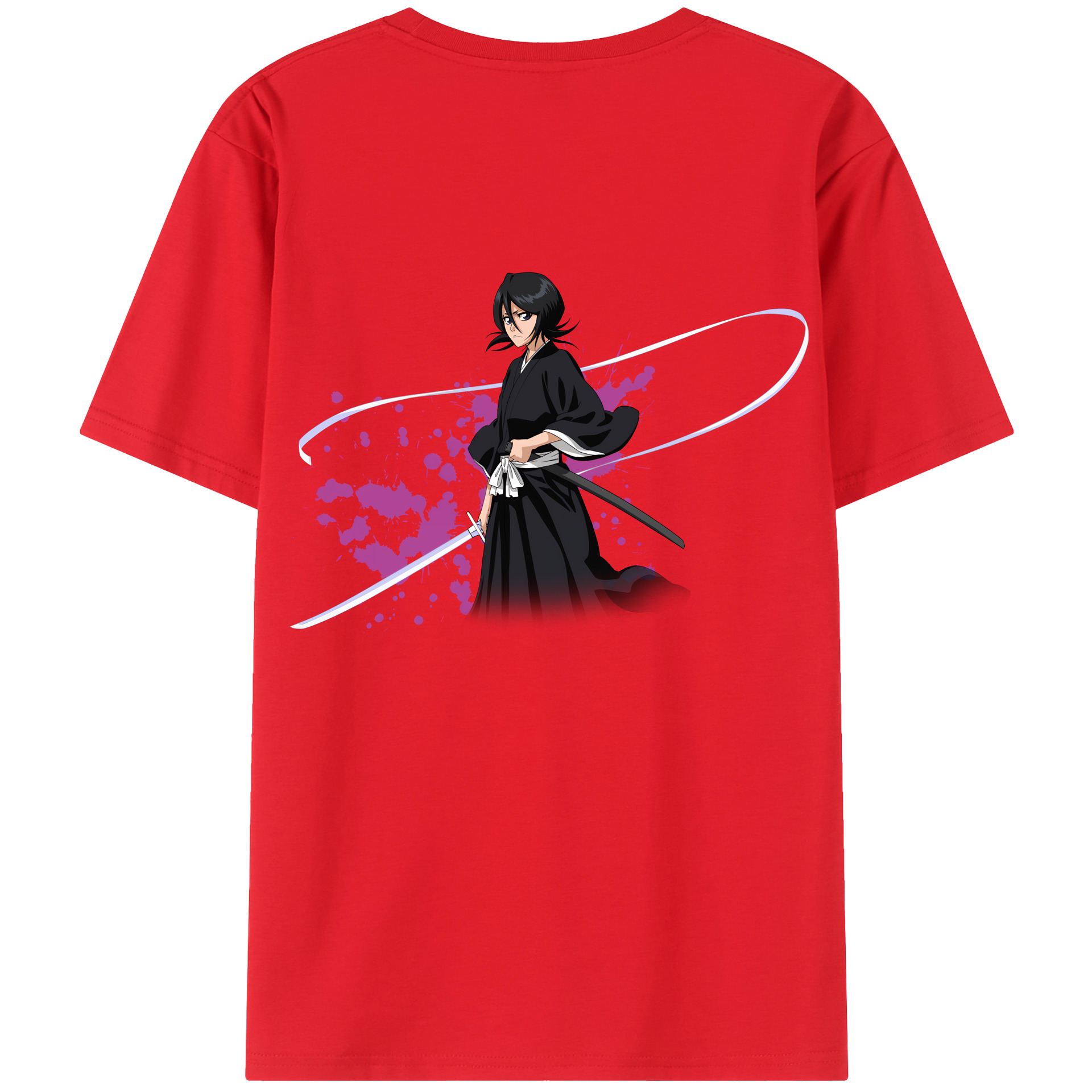 （画像用） ブリーチ 朽木ルキア BLEACH Kuchiki Rukia レディース半袖Tシャツ(バックプリント)