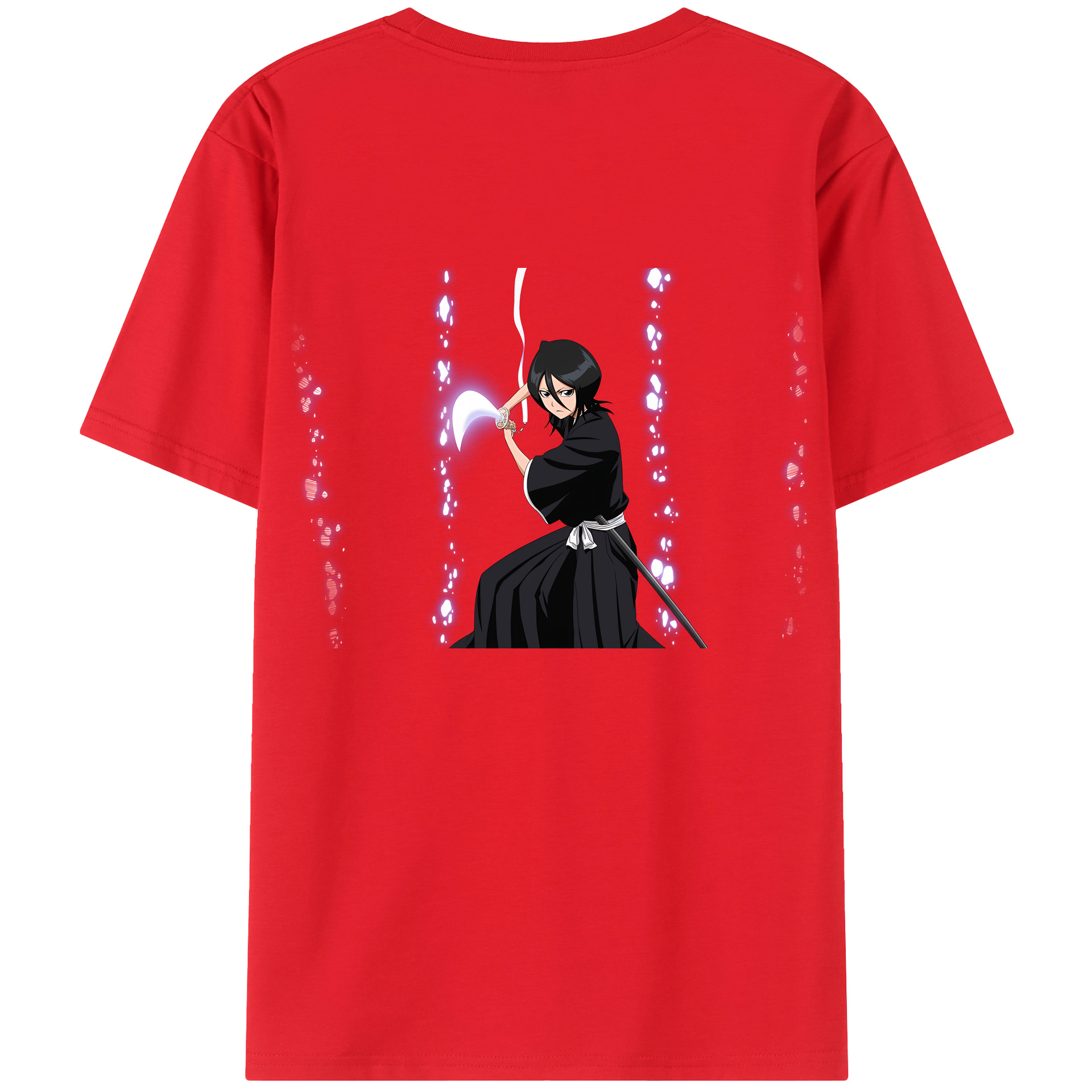 （画像用） ブリーチ 朽木ルキア BLEACH Kuchiki Rukia レディース半袖Tシャツ(バックプリント)