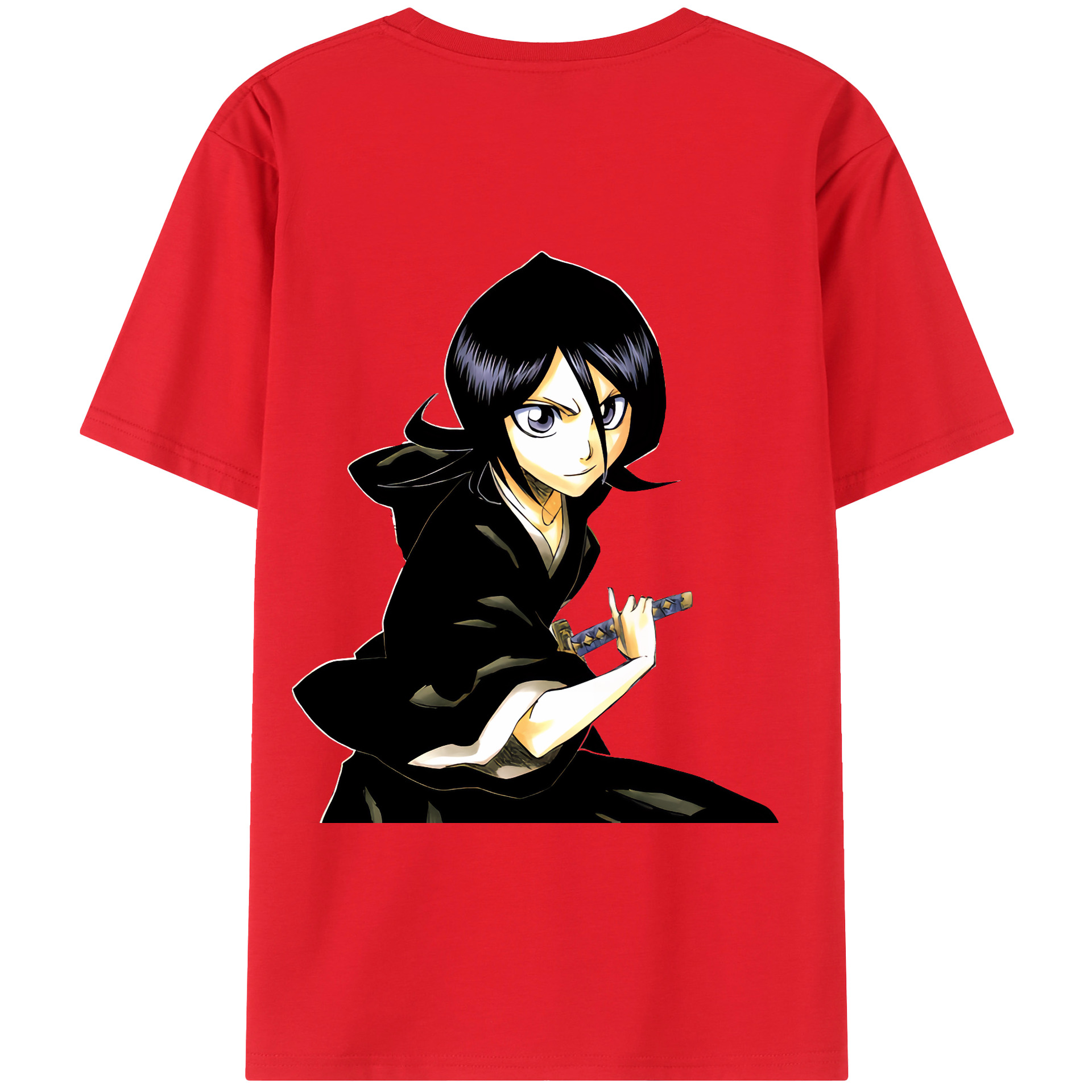 （画像用） ブリーチ 朽木ルキア BLEACH Kuchiki Rukia レディース半袖Tシャツ(バックプリント)