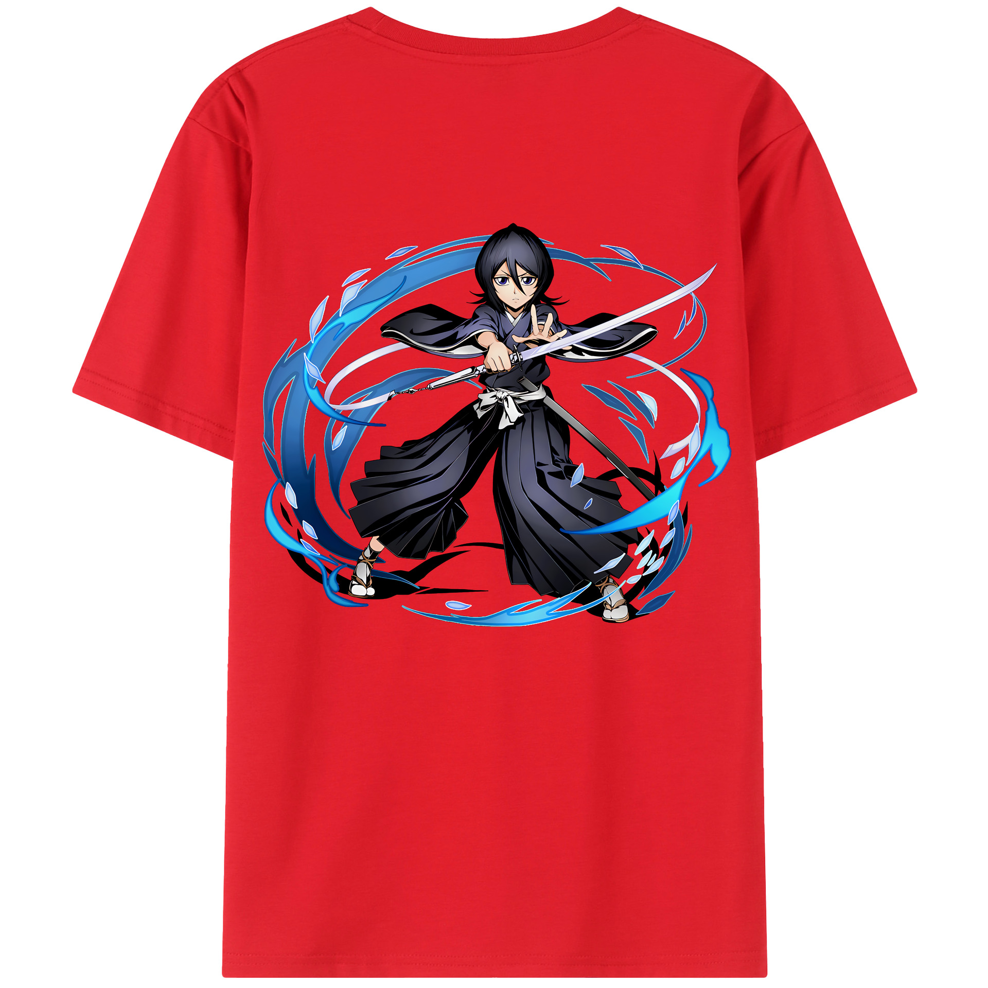 （画像用） ブリーチ 朽木ルキア BLEACH Kuchiki Rukia レディース半袖Tシャツ(バックプリント)