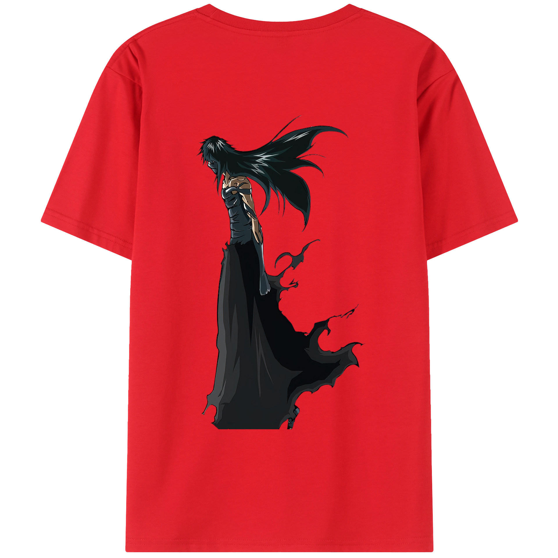 （画像用） ブリーチ 黒崎一護（くろさき いちご）BLEACH Kurosaki Ichigo レディース半袖Tシャツ(バックプリント)