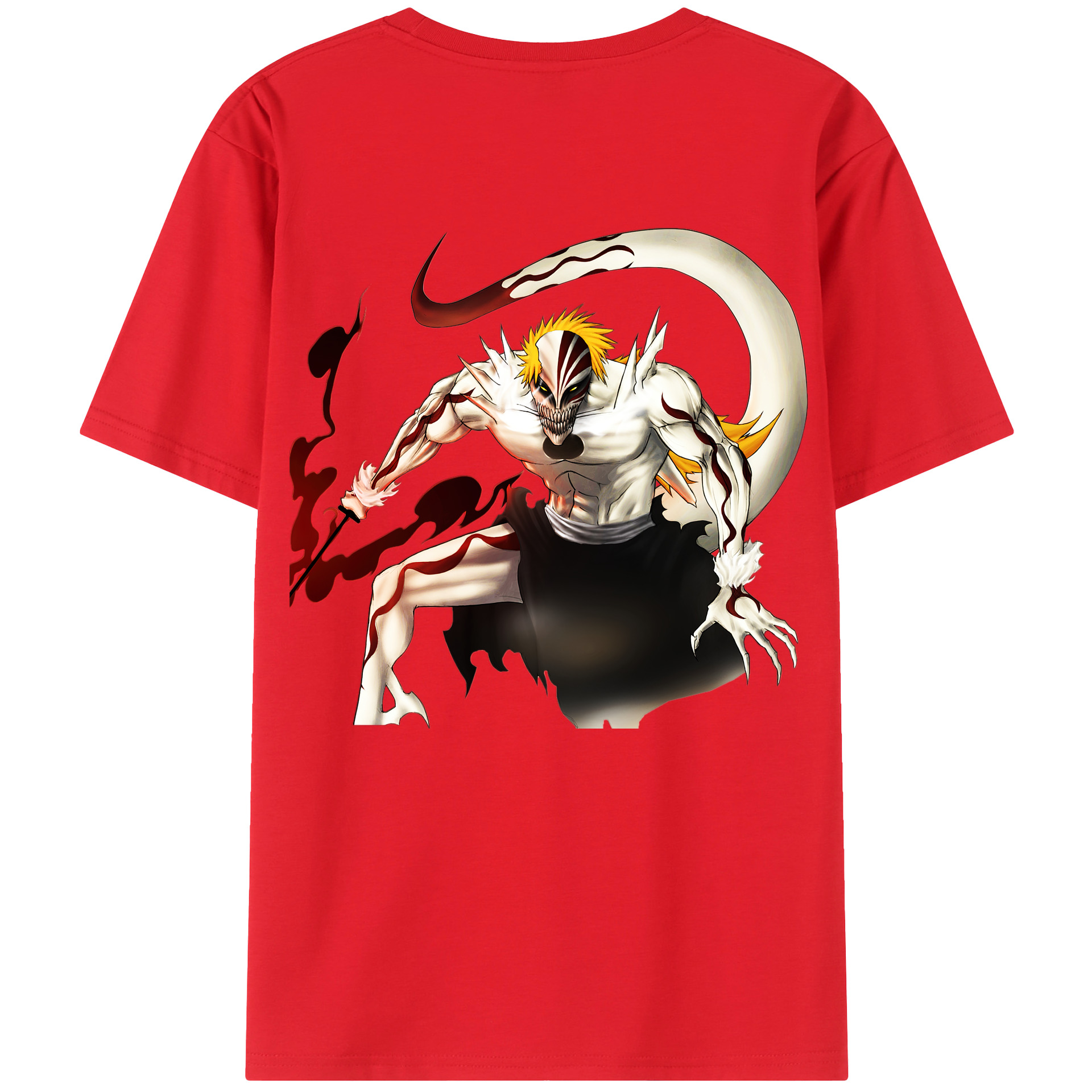 （画像用） ブリーチ 黒崎一護（くろさき いちご）BLEACH Kurosaki Ichigo レディース半袖Tシャツ(バックプリント)