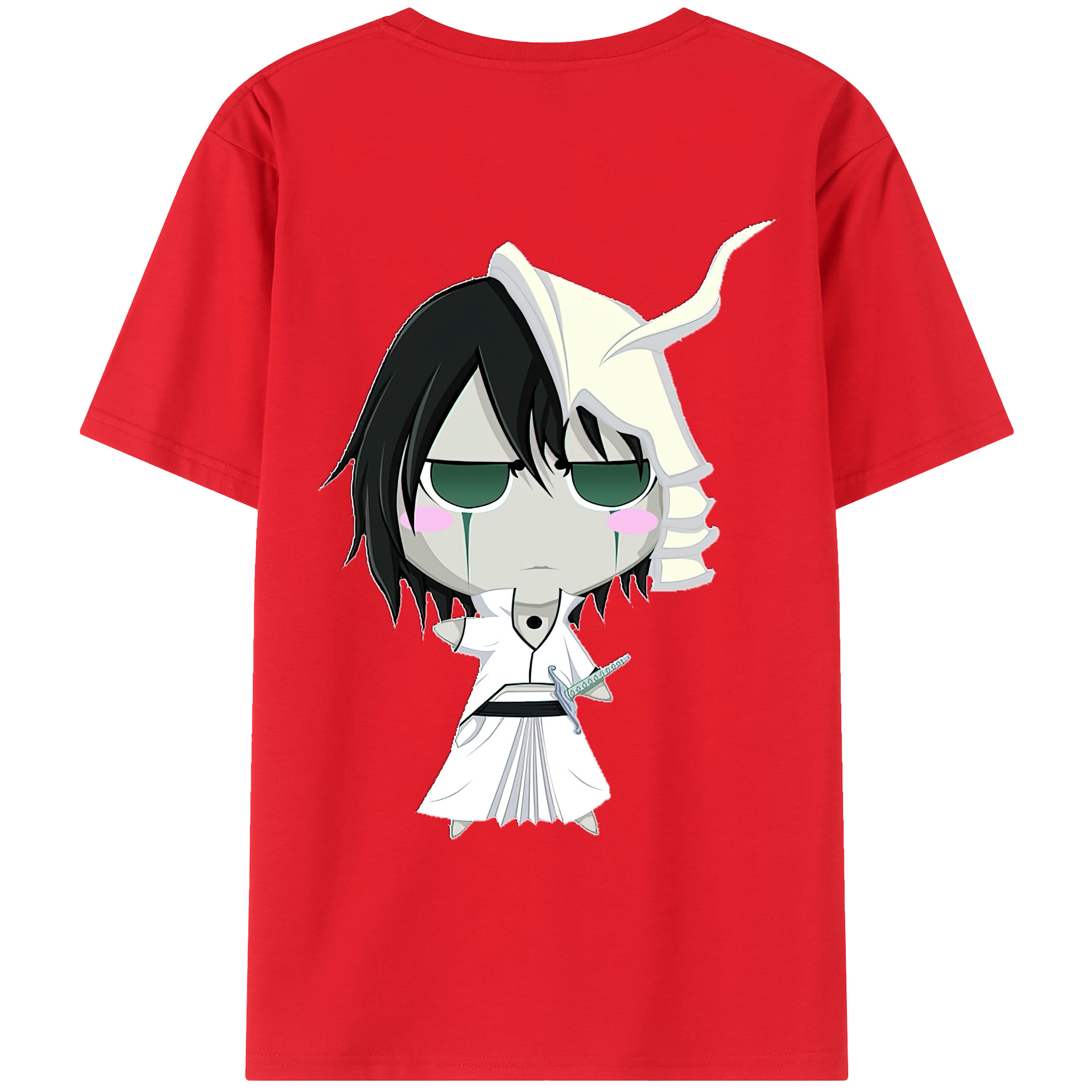 （画像用） ブリーチ ウルキオラ·シファー BLEACH Ulquiorra cifer レディース半袖Tシャツ(バックプリント)