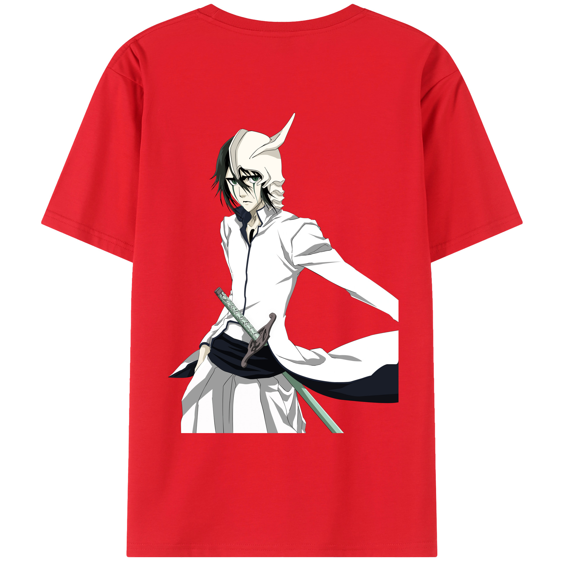 （画像用） ブリーチ ウルキオラ·シファー BLEACH Ulquiorra cifer レディース半袖Tシャツ(バックプリント)