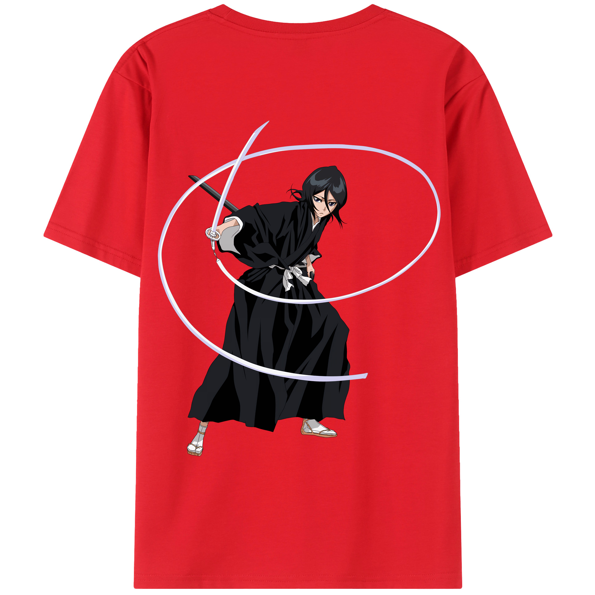 （画像用） ブリーチ 朽木ルキア BLEACH Kuchiki Rukia レディース半袖Tシャツ(バックプリント)