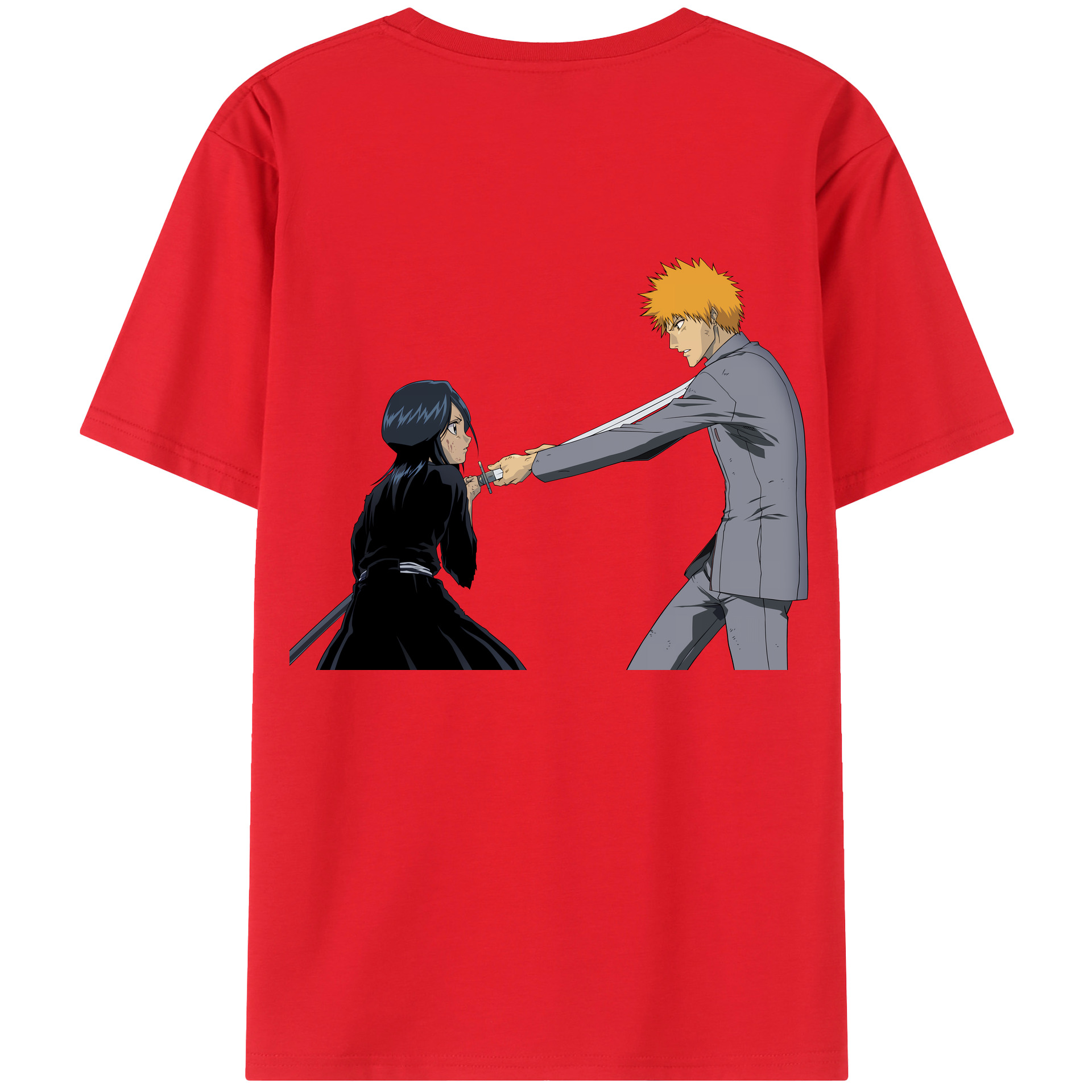 （画像用） ブリーチ 朽木ルキア BLEACH Kuchiki Rukia レディース半袖Tシャツ(バックプリント)