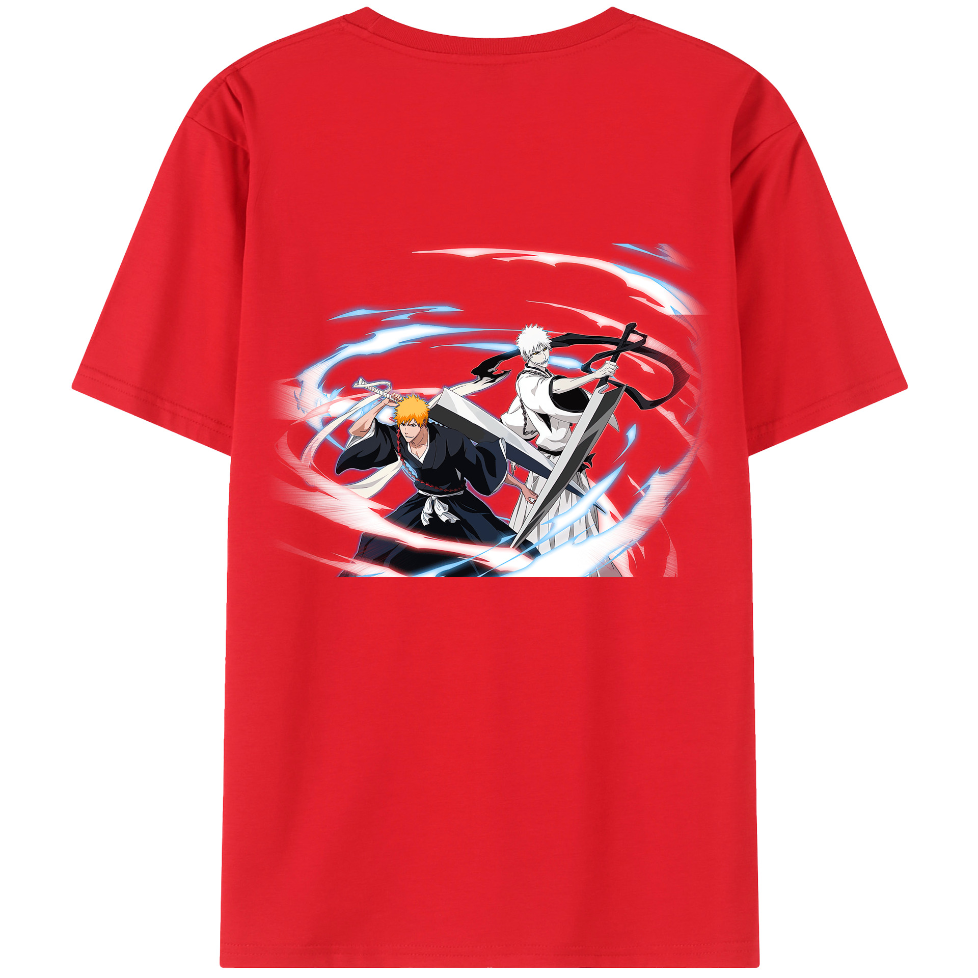 （画像用） ブリーチ 黒崎一護（くろさき いちご）BLEACH Kurosaki Ichigo レディース半袖Tシャツ(バックプリント)