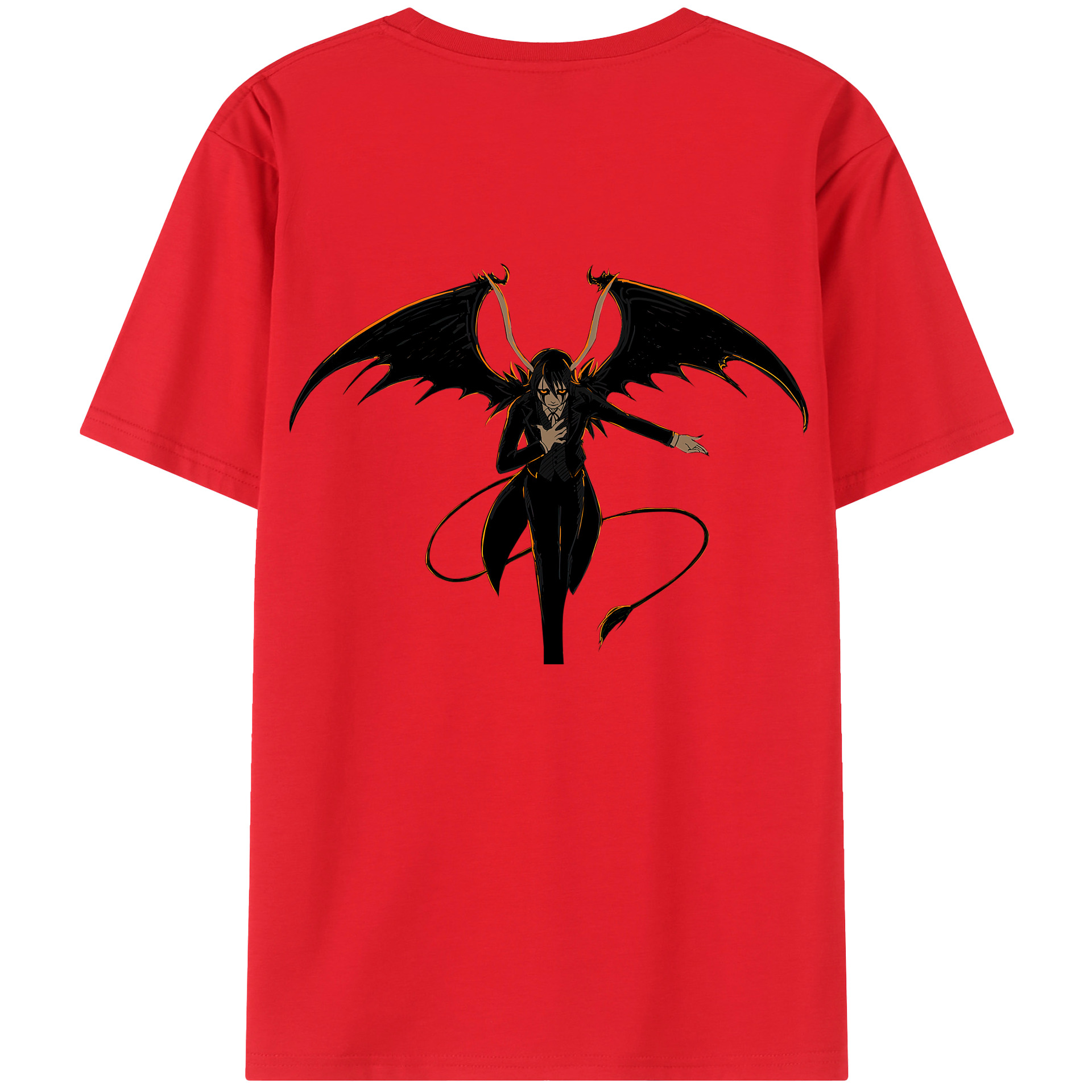 （画像用） ブリーチ ウルキオラ·シファー BLEACH Ulquiorra cifer レディース半袖Tシャツ(バックプリント)