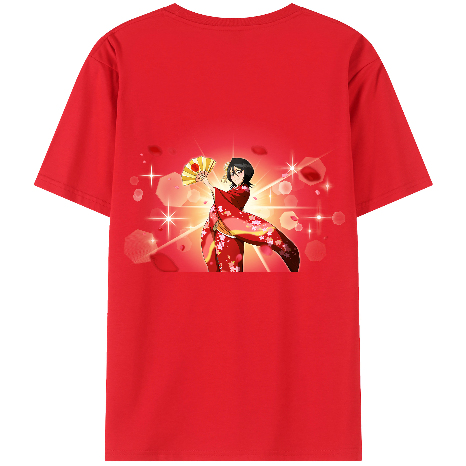 （画像用） ブリーチ 朽木ルキア BLEACH Kuchiki Rukia レディース半袖Tシャツ(バックプリント)