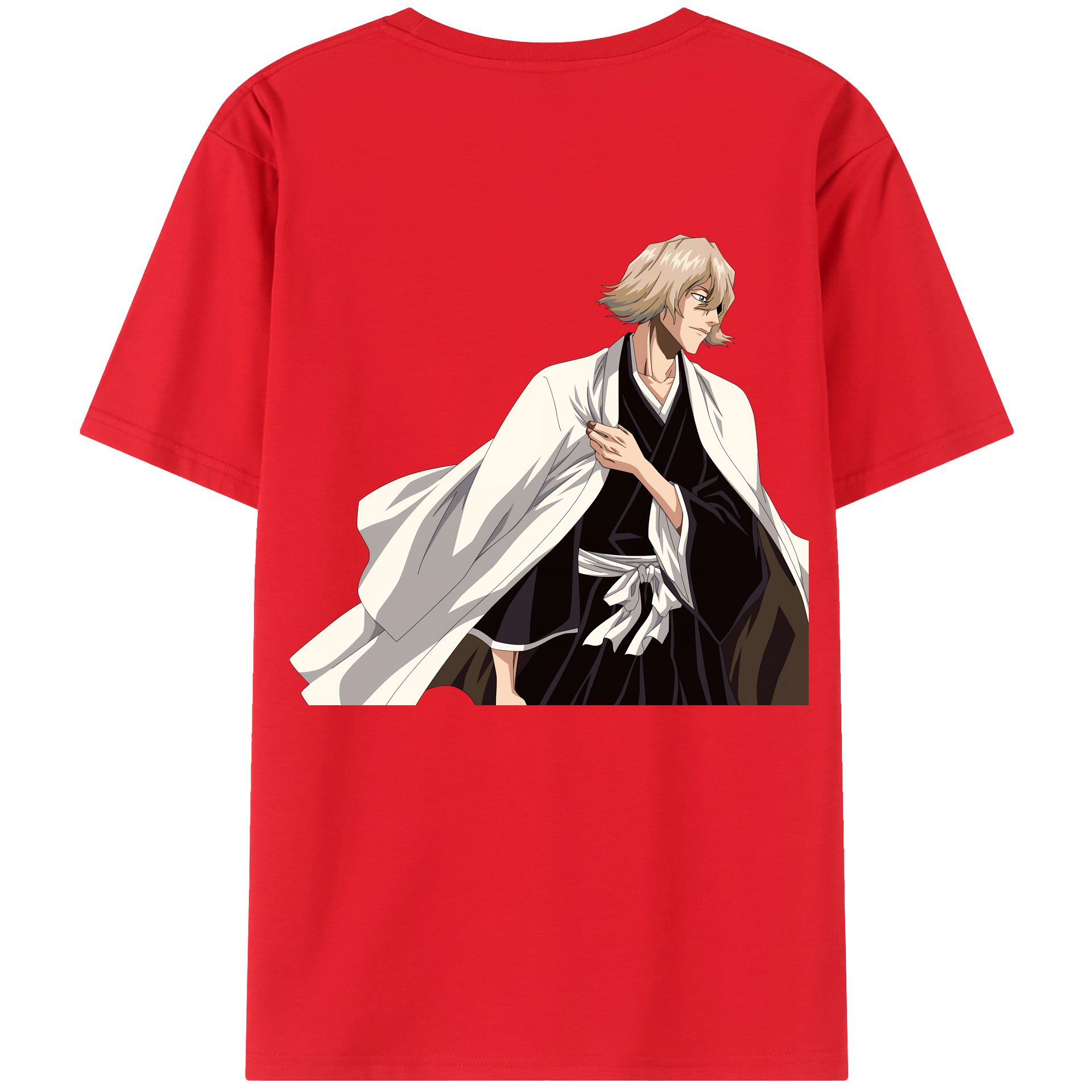 （画像用） "ブリーチ 浦原 喜助（うらはら きすけ） BLEACH Urahara Kisuke " レディース半袖Tシャツ(バックプリント)