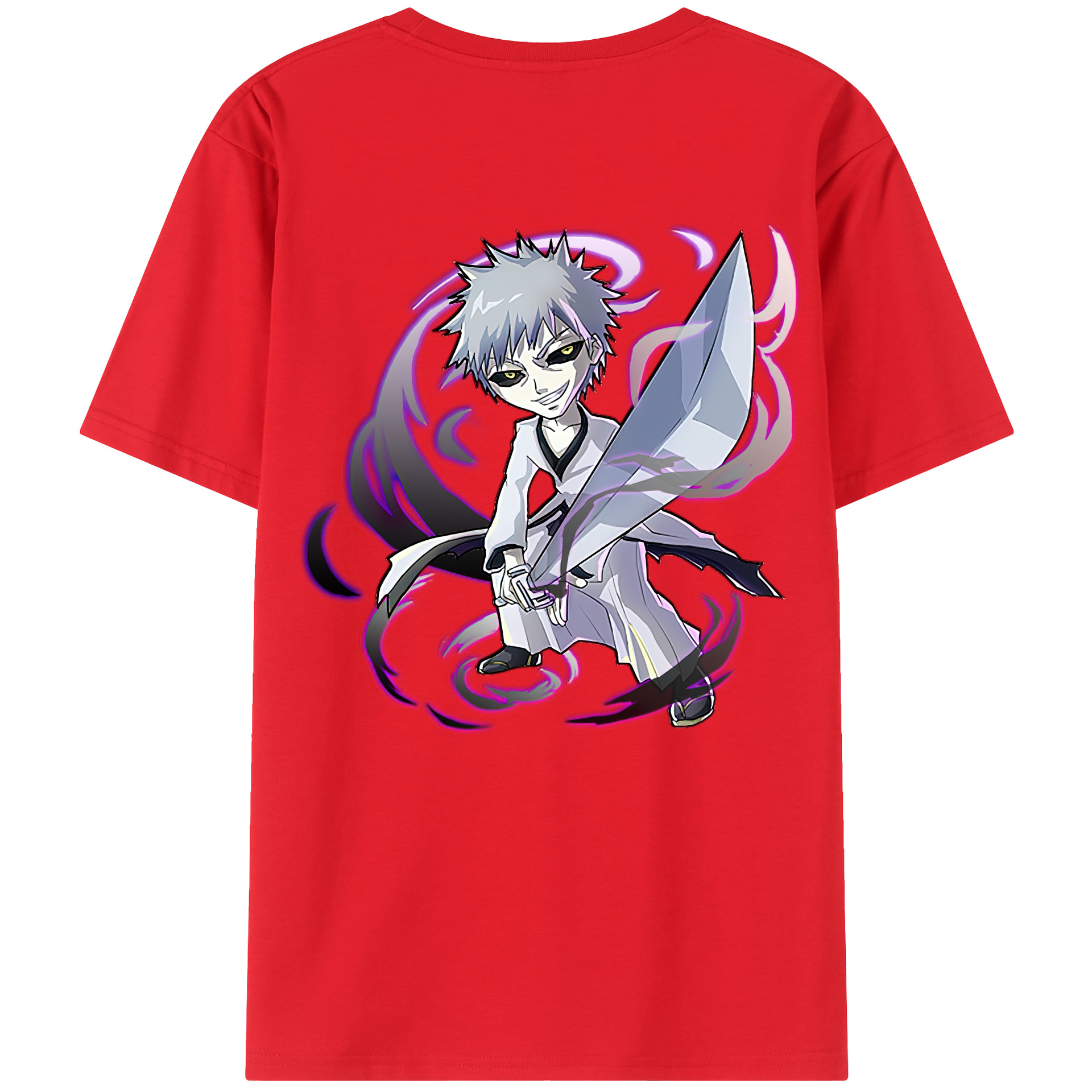 （画像用） ブリーチ 黒崎一護（くろさき いちご）BLEACH Kurosaki Ichigo レディース半袖Tシャツ(バックプリント)